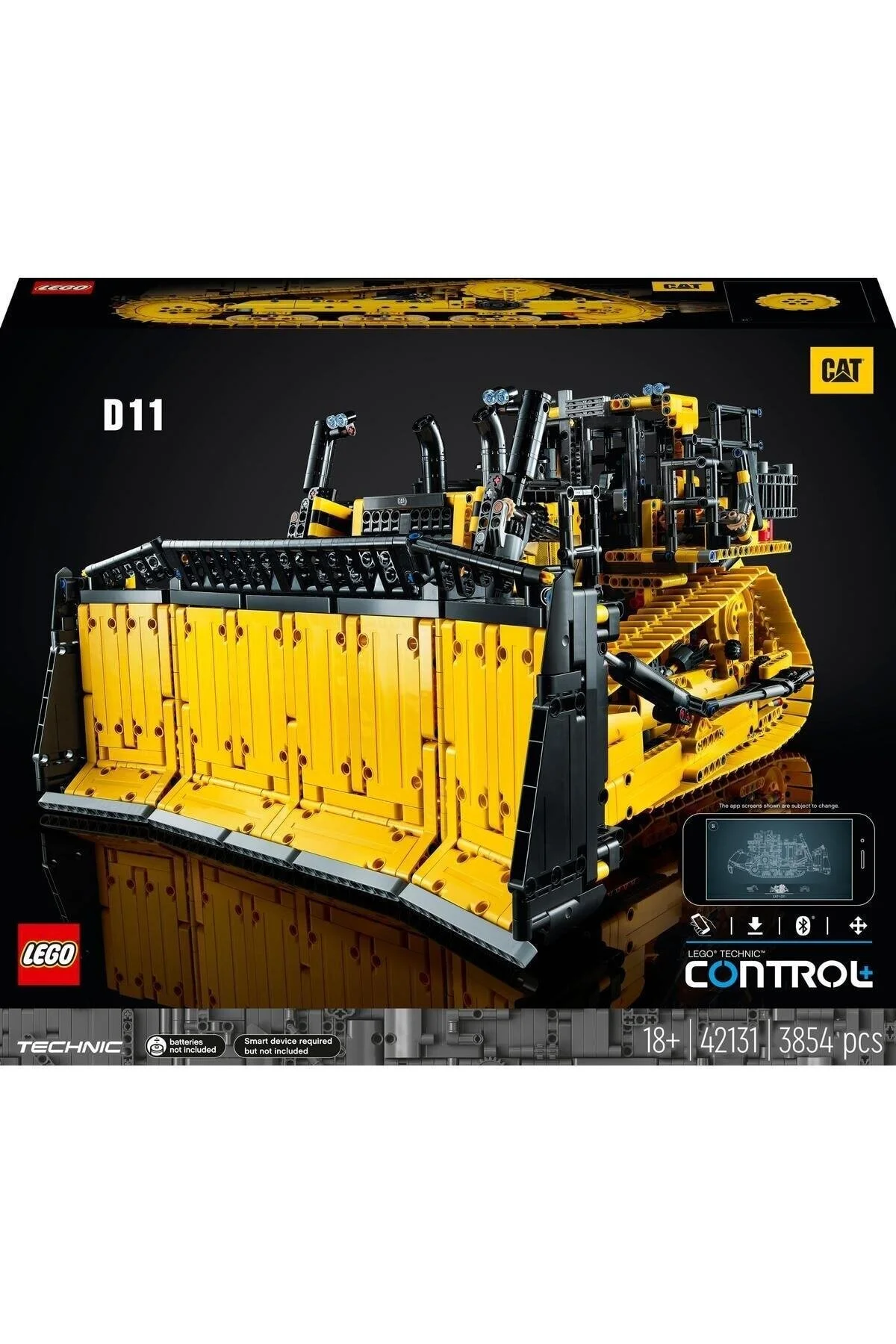 لگو و اسباب بازی های ساخت محور ست ساختمانی TECHNIC CAT D11T BULDOZER 42131 مدل وفاداری یک ماشین 3854 قطعه از ترکیه LEGO