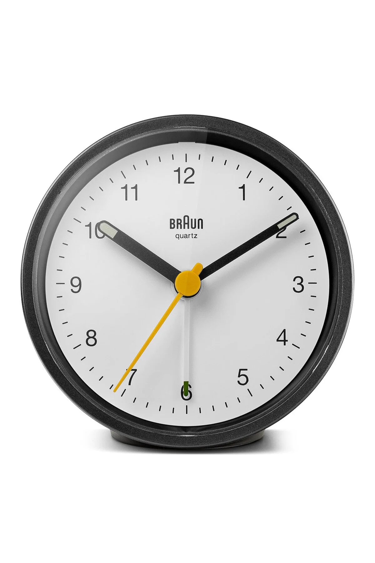 ساعت رومیزی میز زنگ هشدار کلاسیک سیاه و سفید BC12BW براون Braun