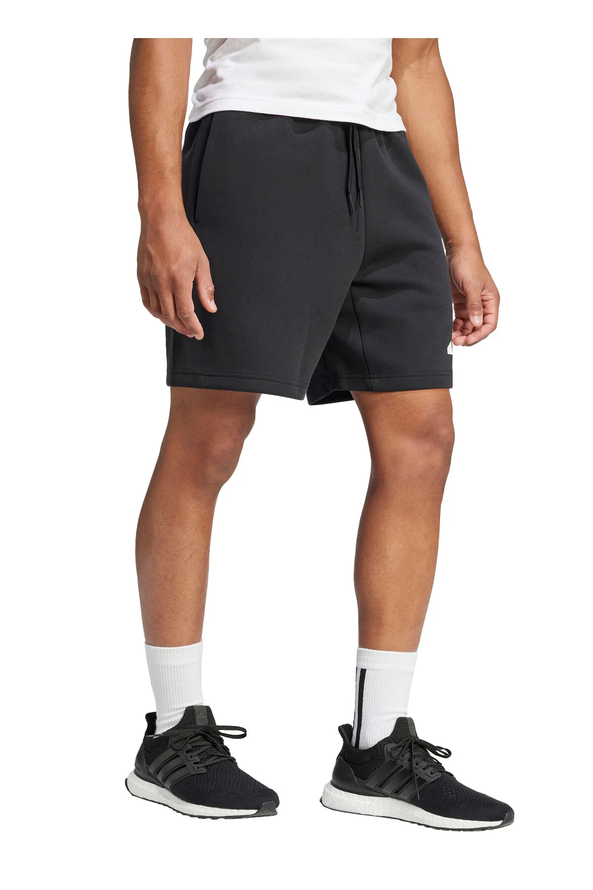 شورت ورزشی مشکی مردانه آیکون های آینده 3 بار adidas