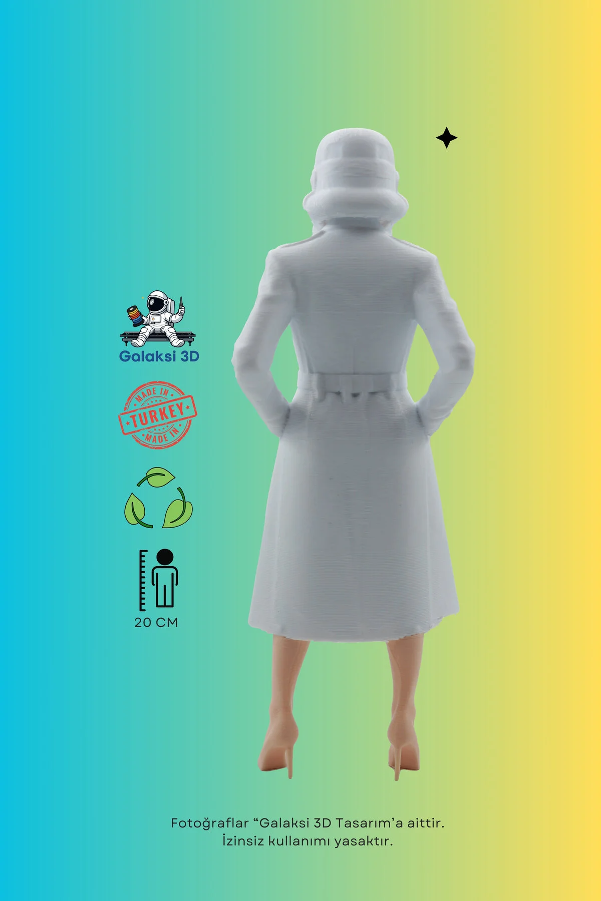 فیگور PATRONICE STORMTROOPER اندازه ۲۰ سانتی متر اصل Galaksi 3D