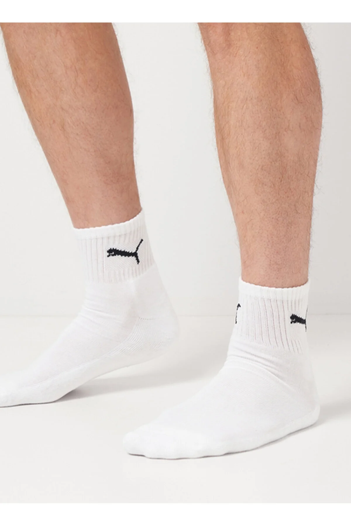 جوراب مردانه و زنانه UNISEX WHITE PUMA CREW 3P SOCKS 04 Puma