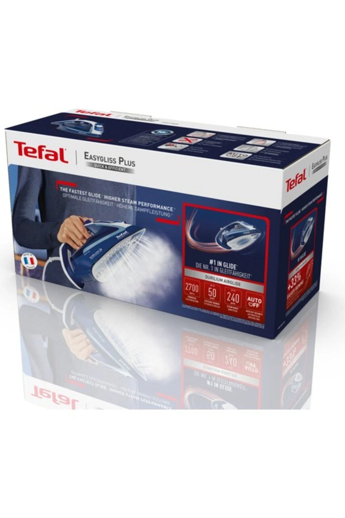 اتو بخار آبی 2700 وات تفال TEFAL