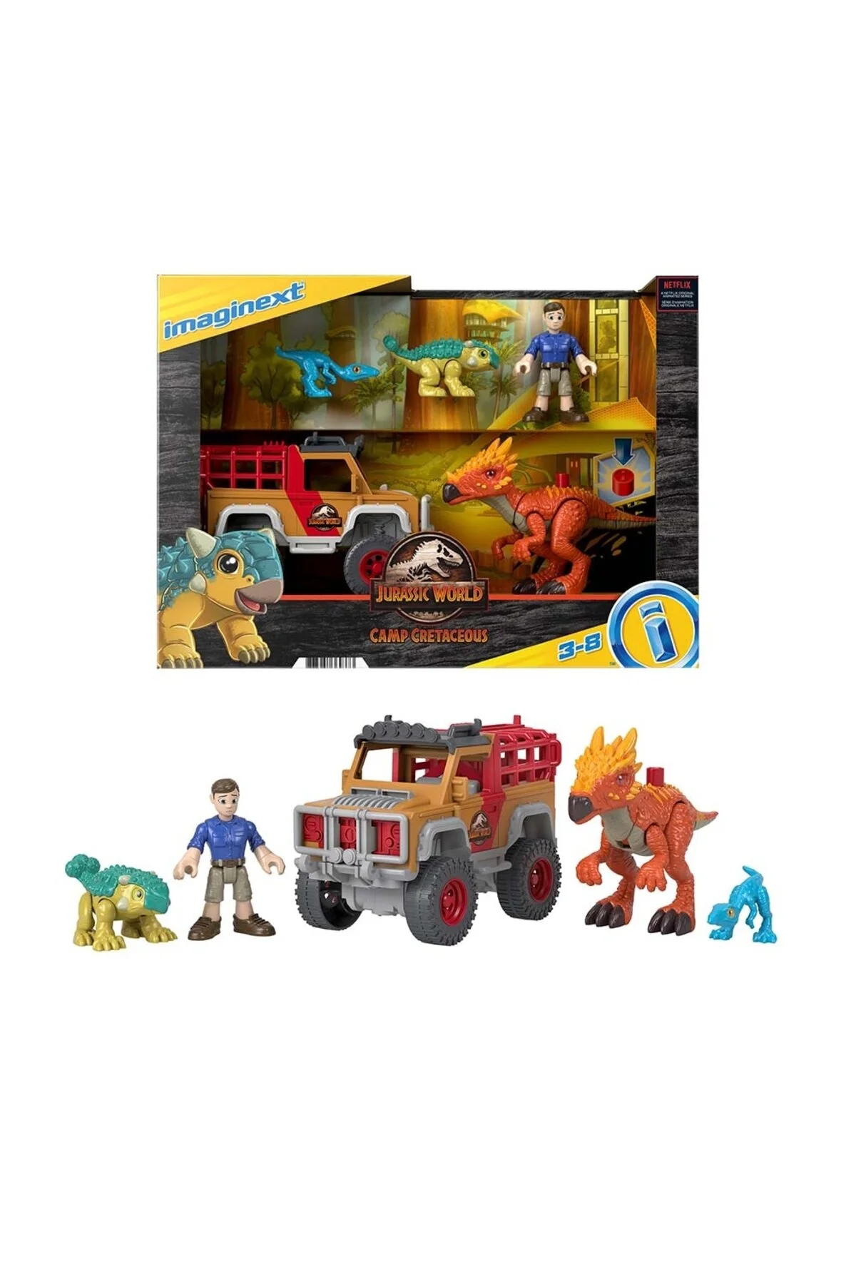 اسباب بازی های فیگور حیوانی دایناسورهای غیرقانونی دنیای ژوراسیک تنظیم HCR94 ایمجینکس Imaginext
