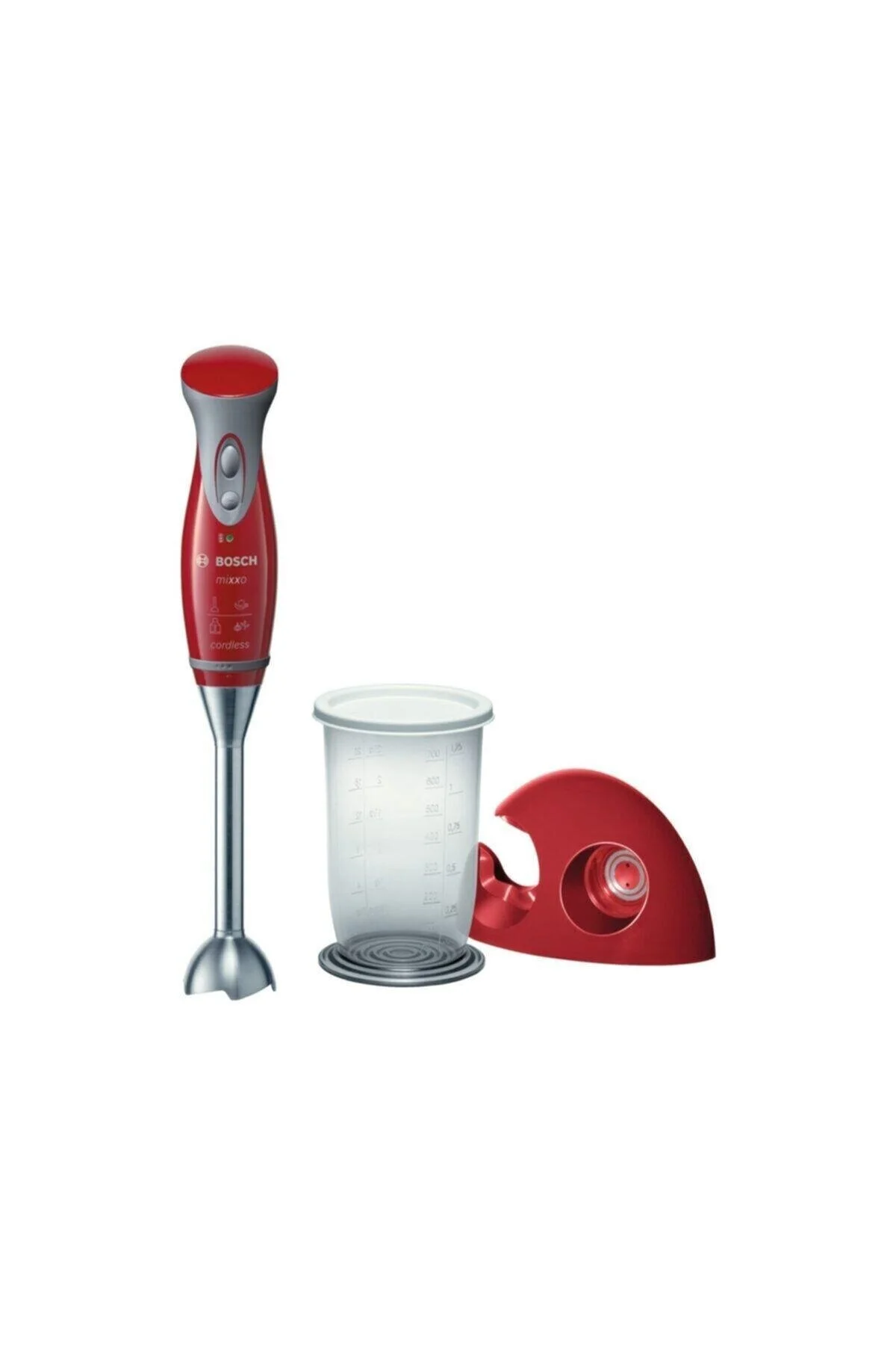 ست مخلوط کن دستی شارژی بی سیم MSM6A3R MIXXO RED اورجینال Bosch