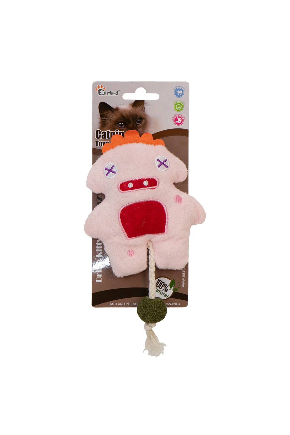 اسباب بازی گربه صورتی 18CM اورجینال ایست لند Eastland