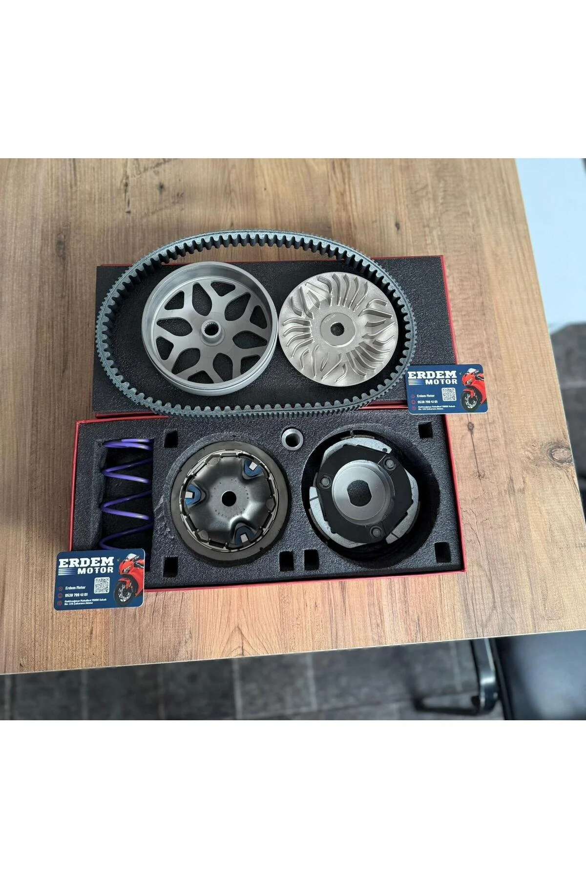 لوازم یدکی موتورسیکلت مجموعه کلاچ متغیر سازگار هوندا PCX ERDEMMOTOR