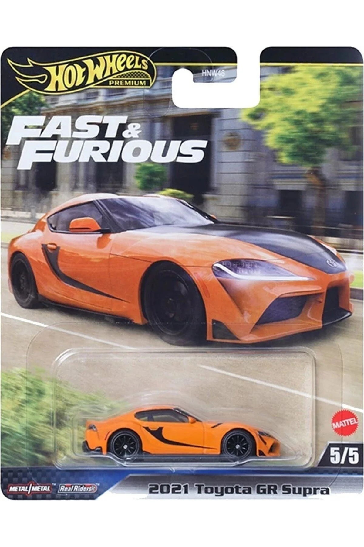 ماشین اسباب بازی PREMIUM FAST & FURIOUS 5 SET NISSAN 240SX LAMBORGHINI LM002 GR SUPRA 1:64 HOT WHEELS
