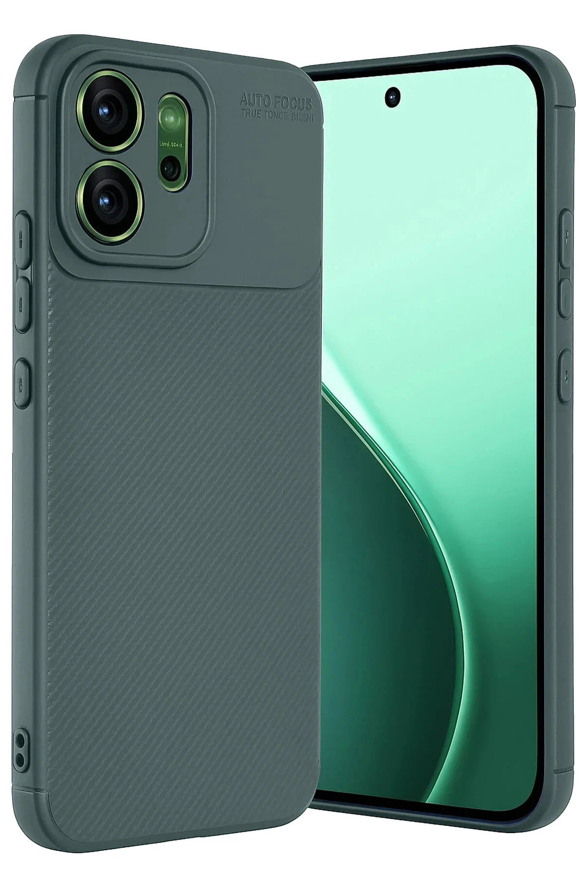 کاور و قاب محافظ سیلیکونی لوکس دوربین سازگار OPPO RENO 14F طراحی کربن Nezih Case