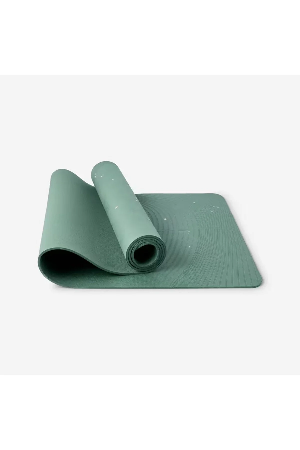 زیرانداز پیلاتس تشک یوگا 185 61 سانتی متر 5 میلی سبز دکتلون Decathlon