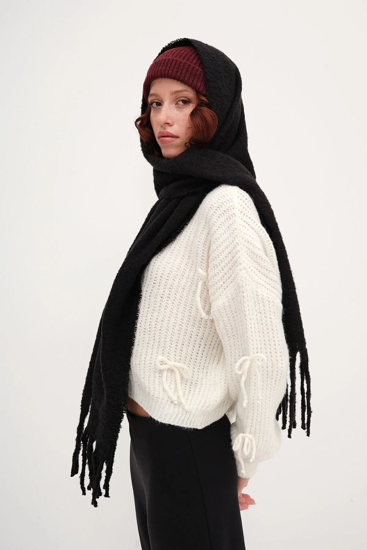 شال SHAWL4003 با بافت نرم اورجینال Addax