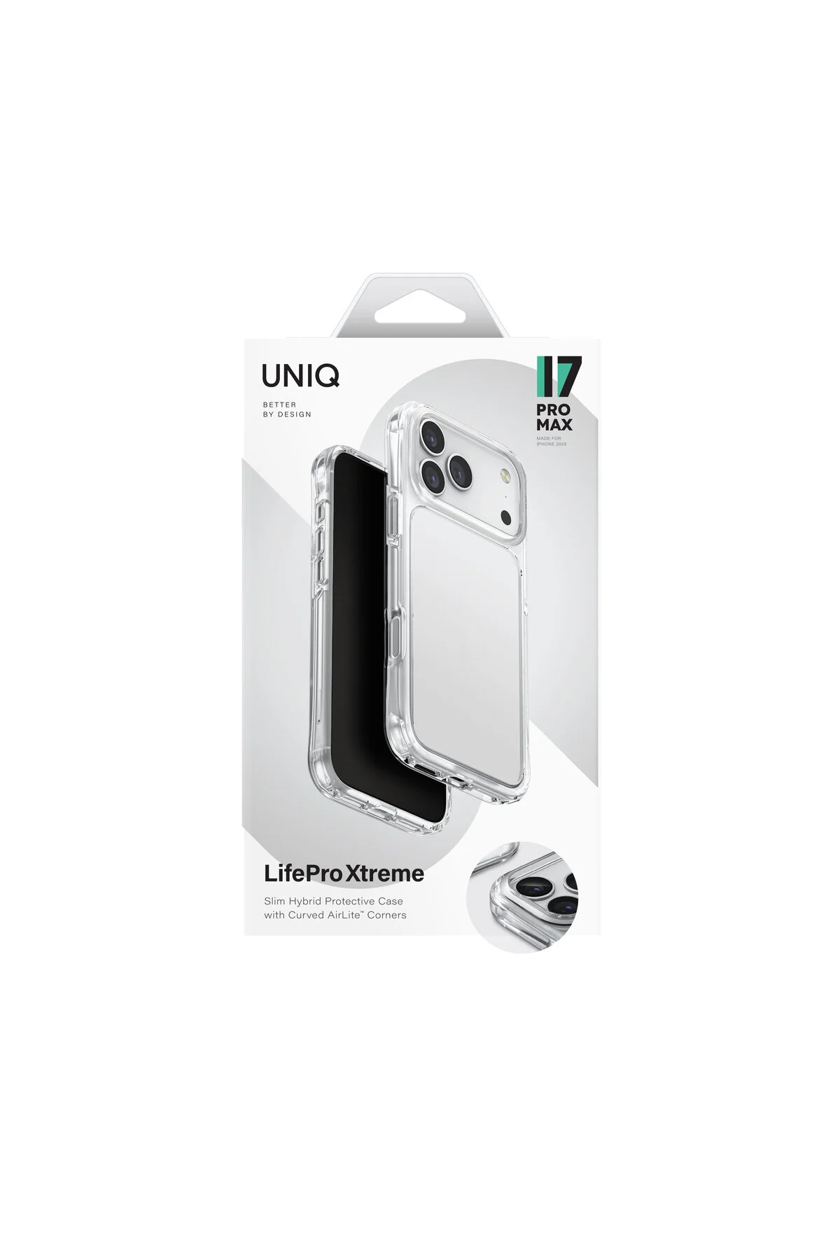 کاور و قاب شفاف IPHONE 17 PRO MAX CASE LIFEPRO XTREME AIRLITE™ CORNER PROTECTION COVER UNIQ Better By Design