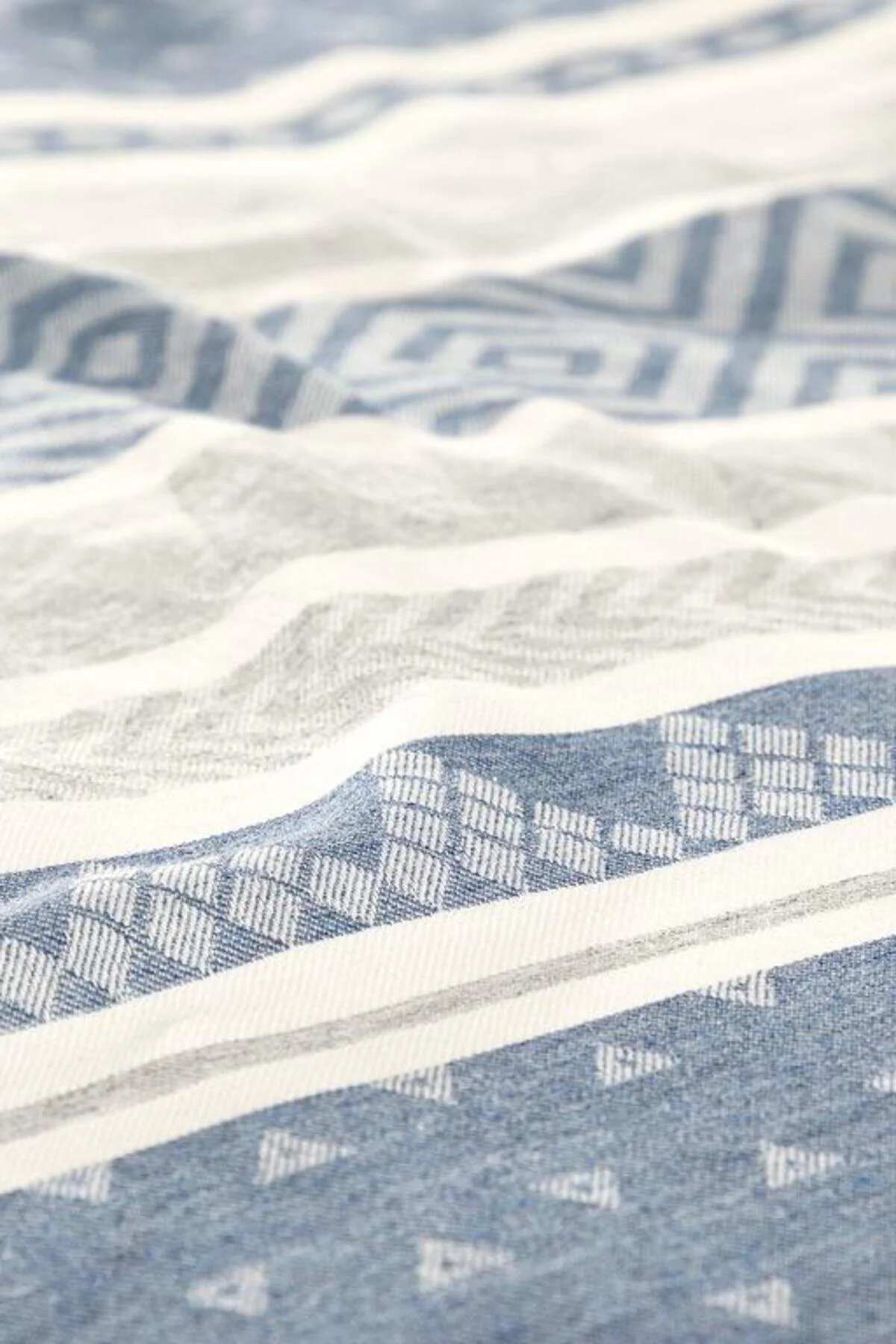 کاور لحاف دو نفره فصل جدید SEMNOZ DOUBLE COSTON COVET COVER GREY NAVY BLUE Madame Coco