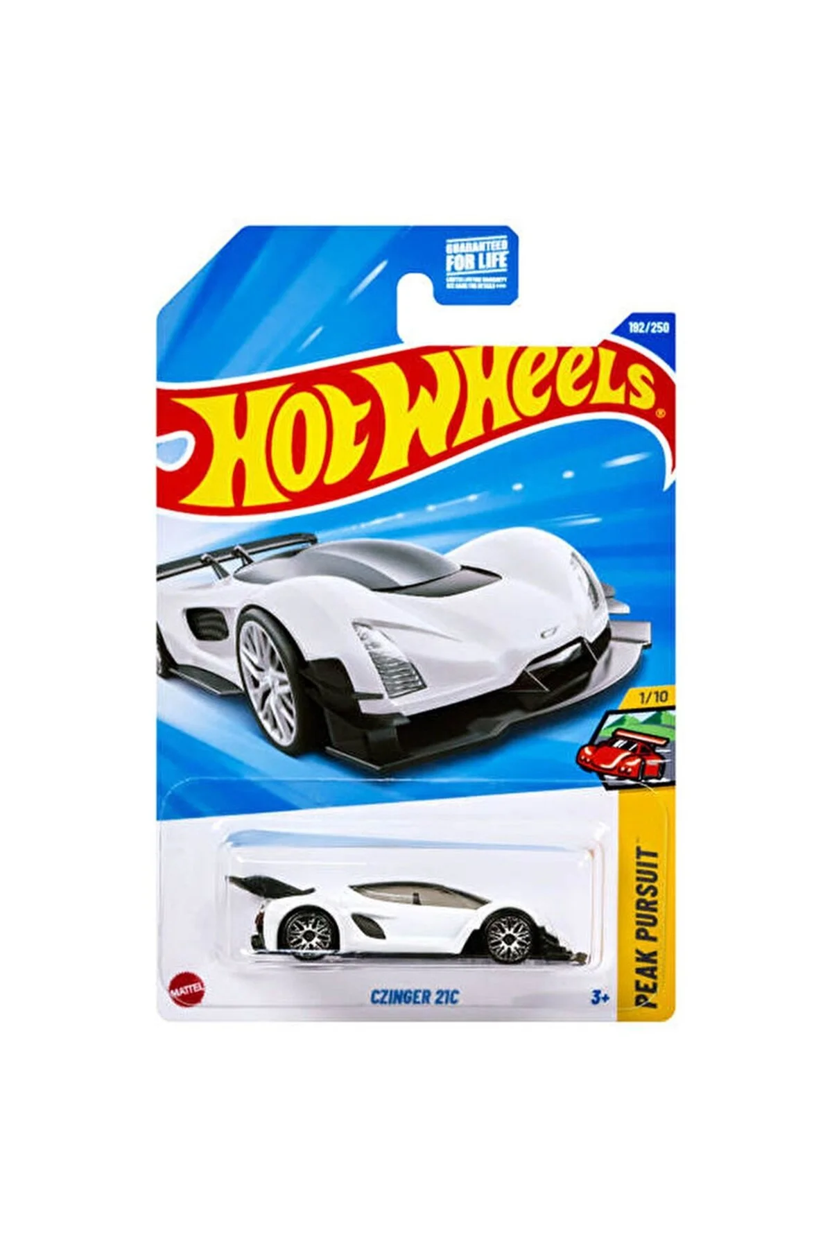 ماشین اسباب بازی PEAK PURSUIT CZINGER 21C JB96 کارتن کوتاه HOT WHEELS