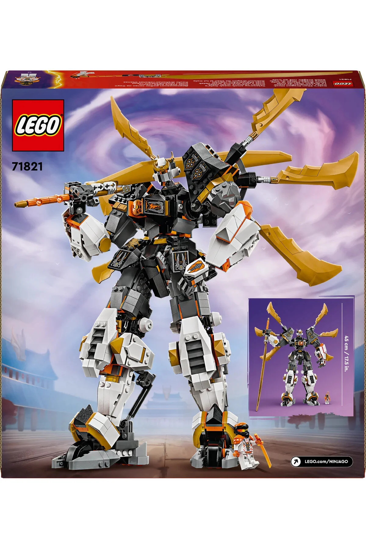 لگو و اسباب بازی های ساخت محور NINJAGO 71821 TITAN DRAGON MECH LEGO