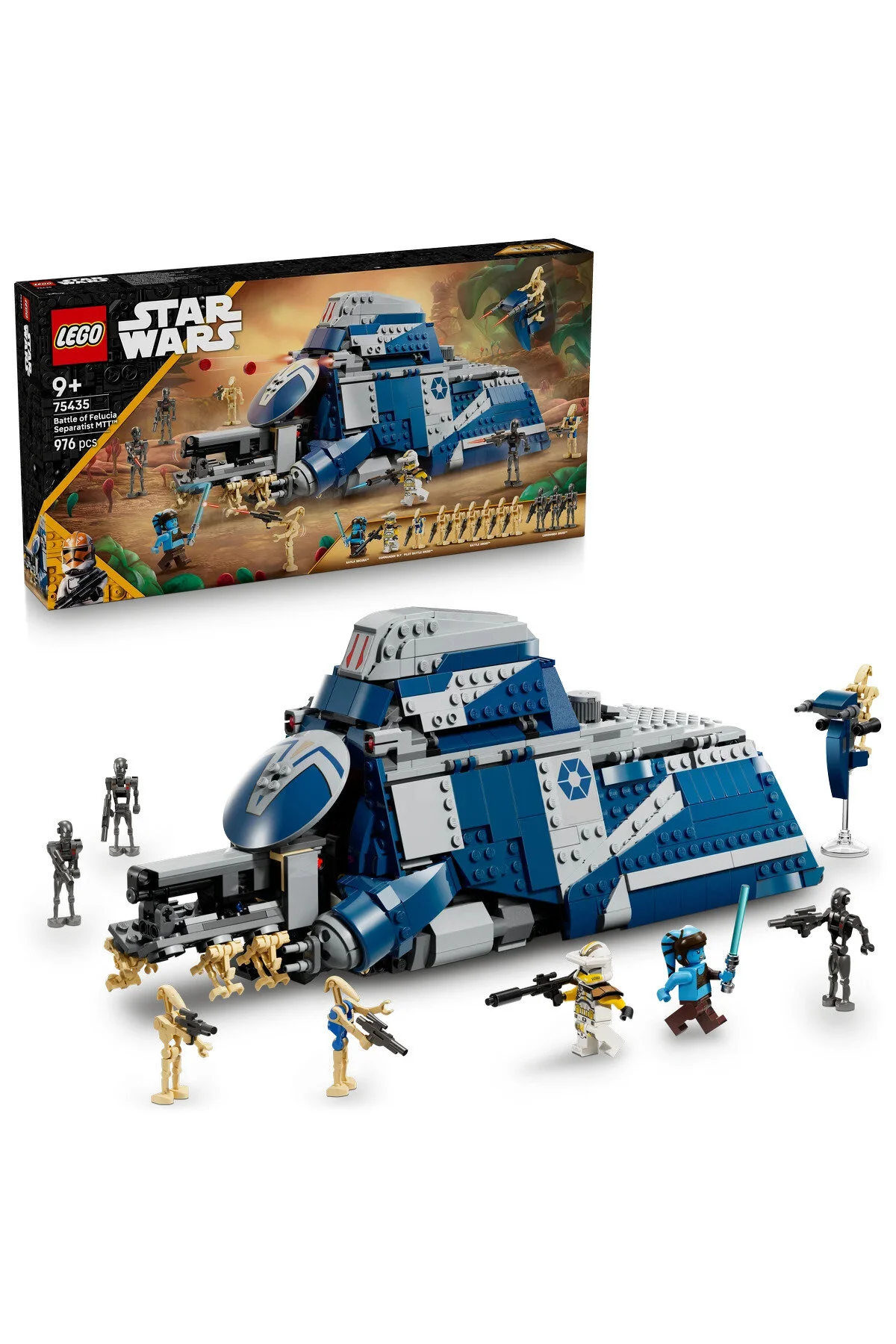 اسباب بازی جنگ ستارگان مدل Klon Savaşları Felucia Savaşı با 976 قطعه مناسب برای سنین 9 سال به بالا لگو Lego