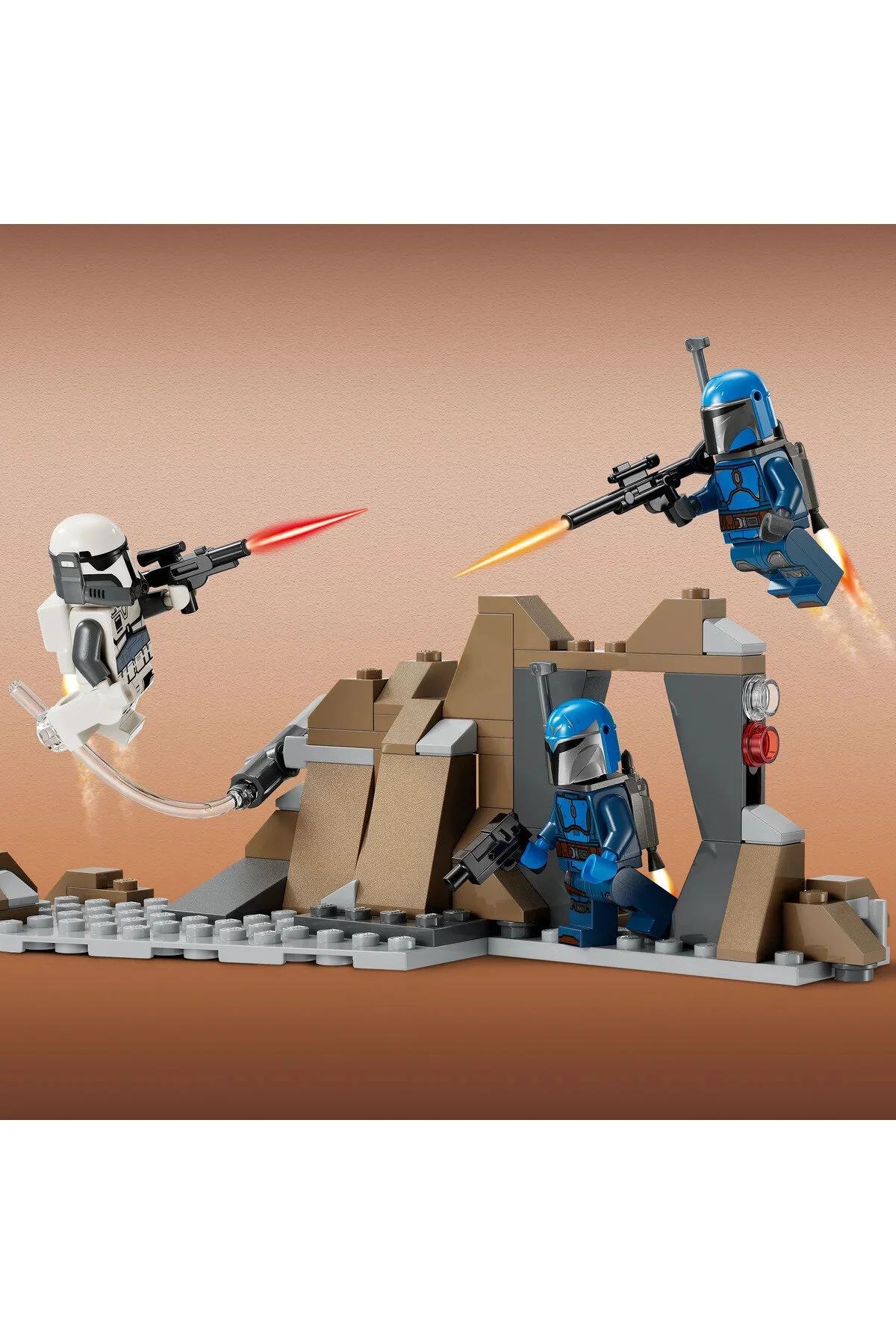 لگو و اسباب بازی های ساخت محور ® STAR WARS: THE MANDALORIAN MANDALORE™ AMBUSH BATTLE PACK 75373 6+ TOY BUILDING SET 109P از ترکیه LEGO