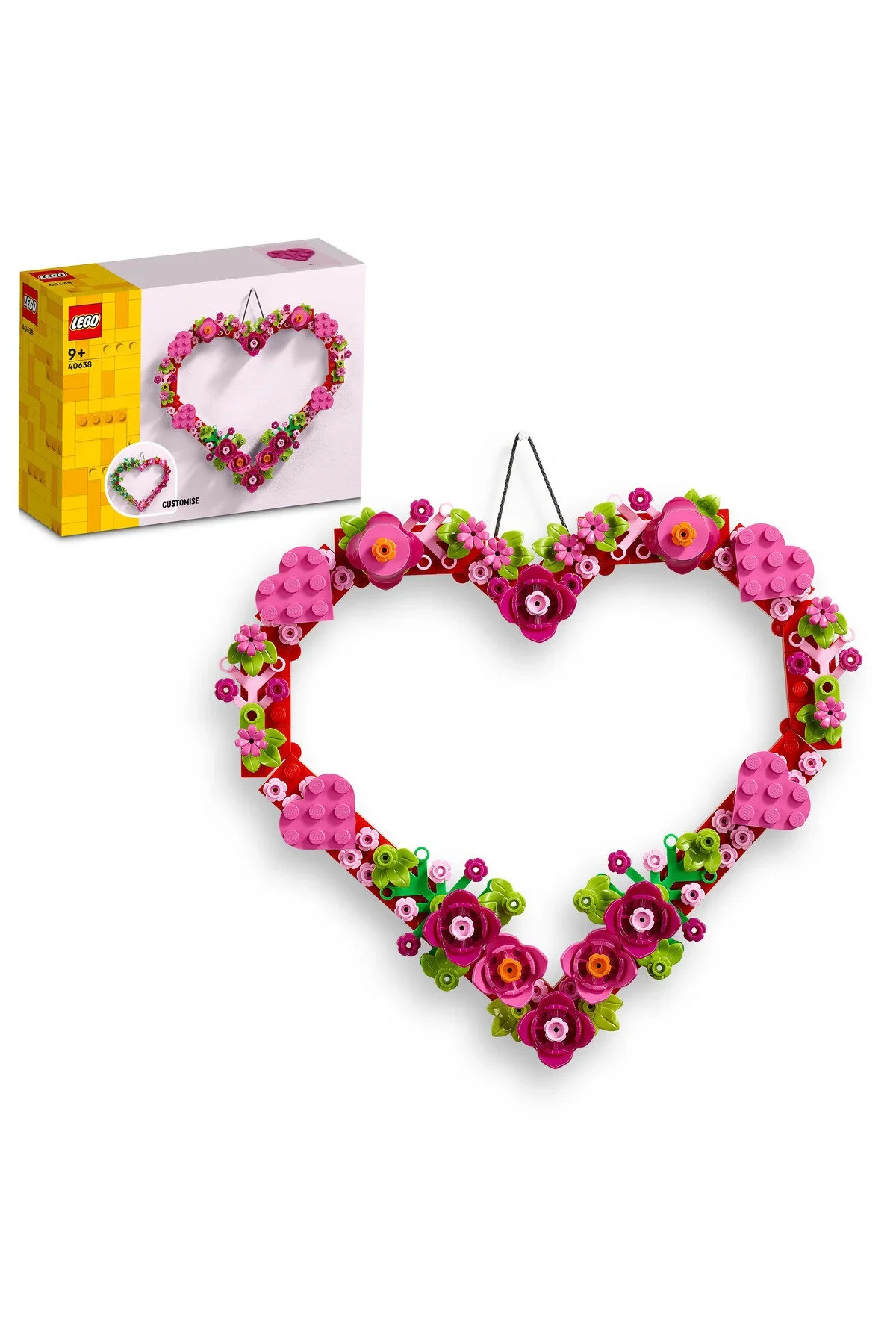لگو ® زینت قلب نمادین 40638 9+ مجموعه مدل خلاق 254 قطعه اورجینال LEGO