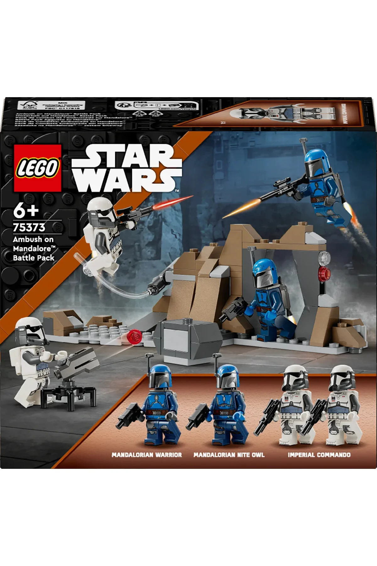 لگو و اسباب بازی های ساخت محور ® STAR WARS: THE MANDALORIAN MANDALORE™ AMBUSH BATTLE PACK 75373 6+ TOY BUILDING SET 109P از ترکیه LEGO