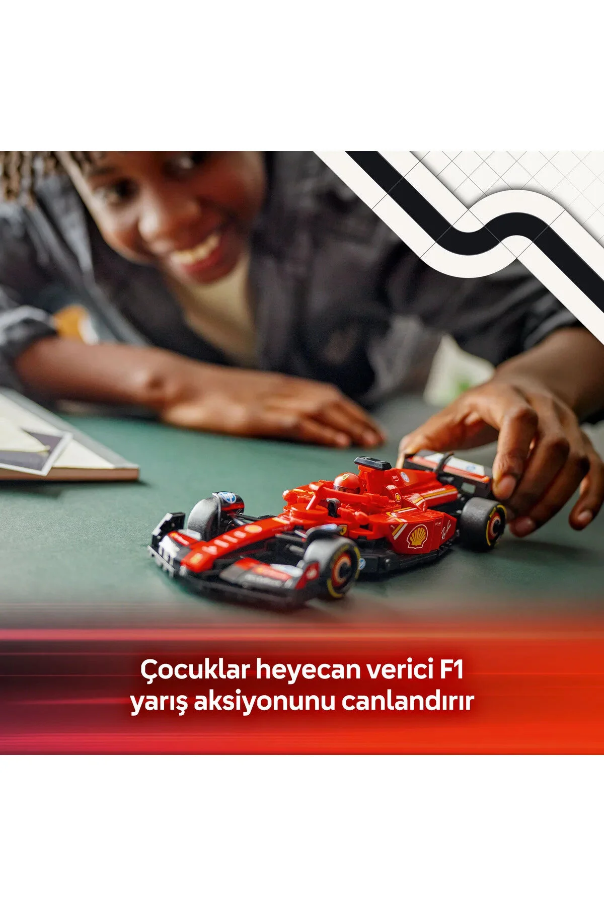 لگو ماشین مسابقه ای فراری F1 مناسب برای بالای 10 سال LEGO
