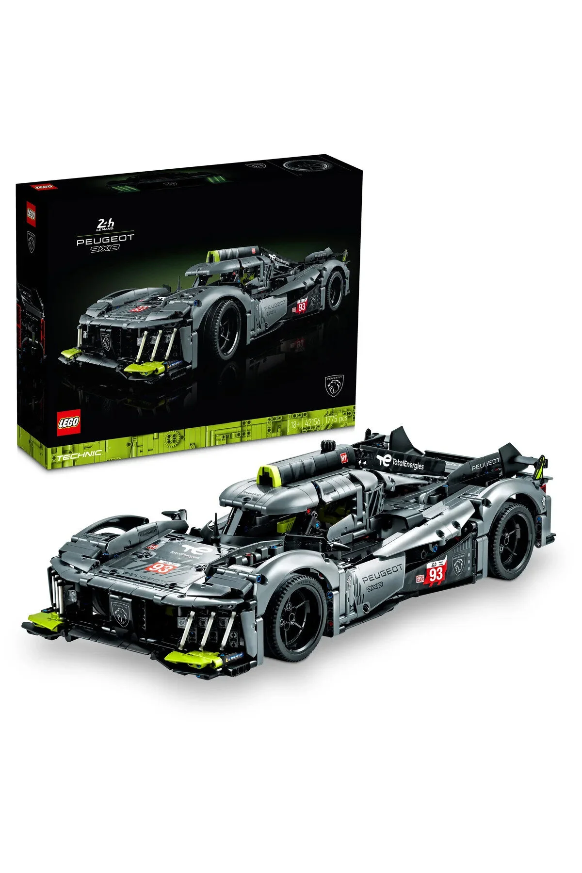 لگو و اسباب بازی های ساخت محور ® مجموعه ساختمانی مدل کلکسیونی TECHNICPEUGEOT 9X8 24H LE MANS HYPERCAR 42156 18+ 1775P از ترکیه LEGO