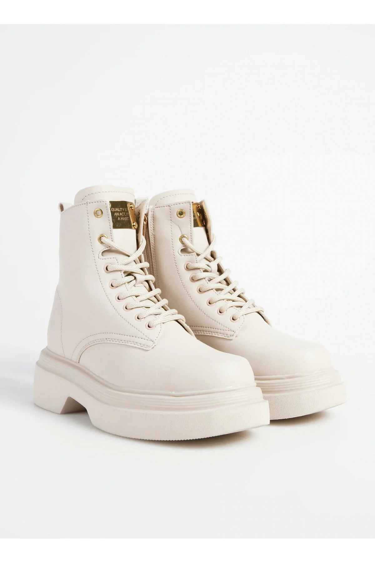 چکمه و بوت زنانه BEIGE پوتین COSTANZA Fabrika
