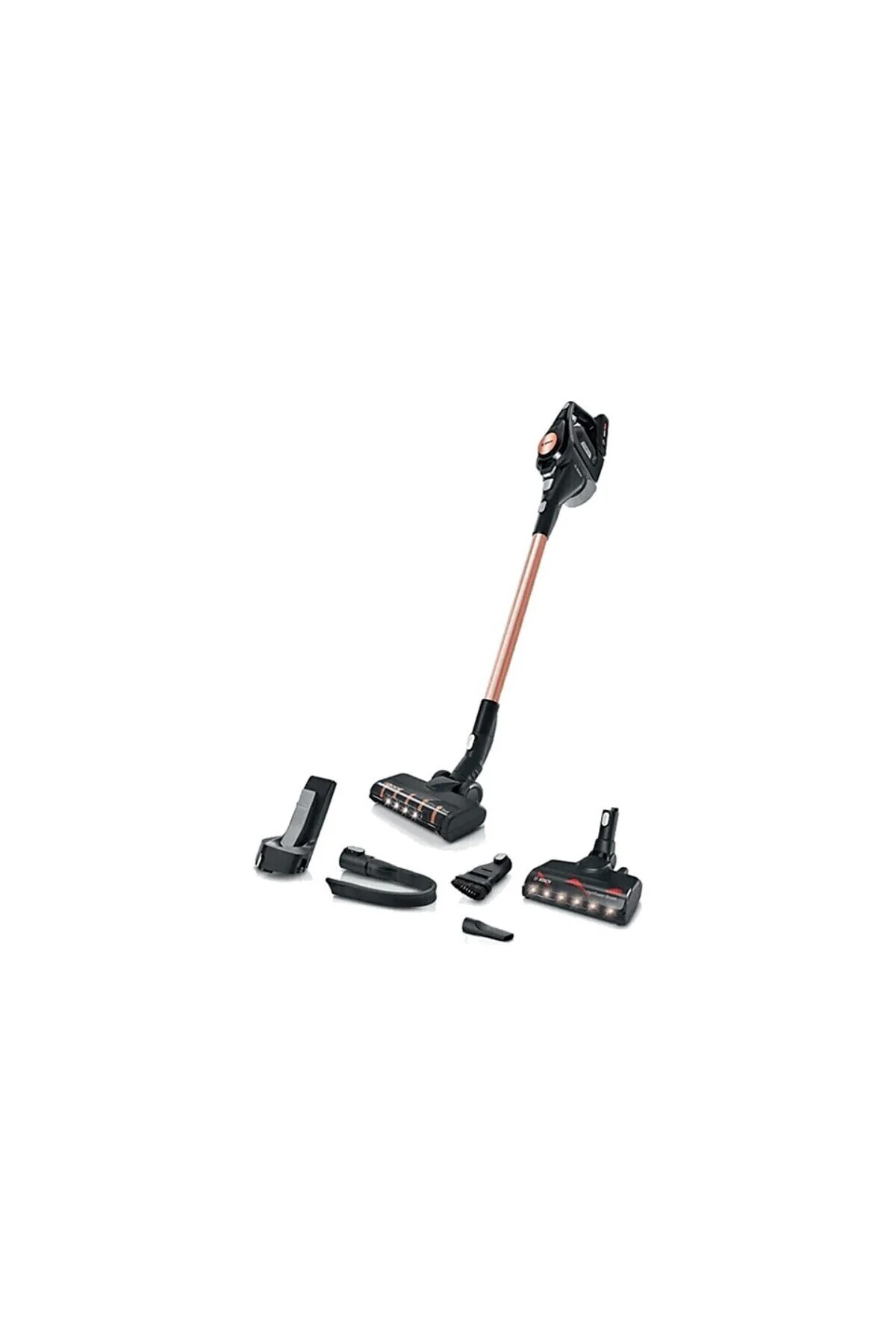 جاروبرقی بدون کیسه ست جارو شارژی قابل شارژ هد توربو 10 سال گارانتی موتور 800 وات بوش Bosch