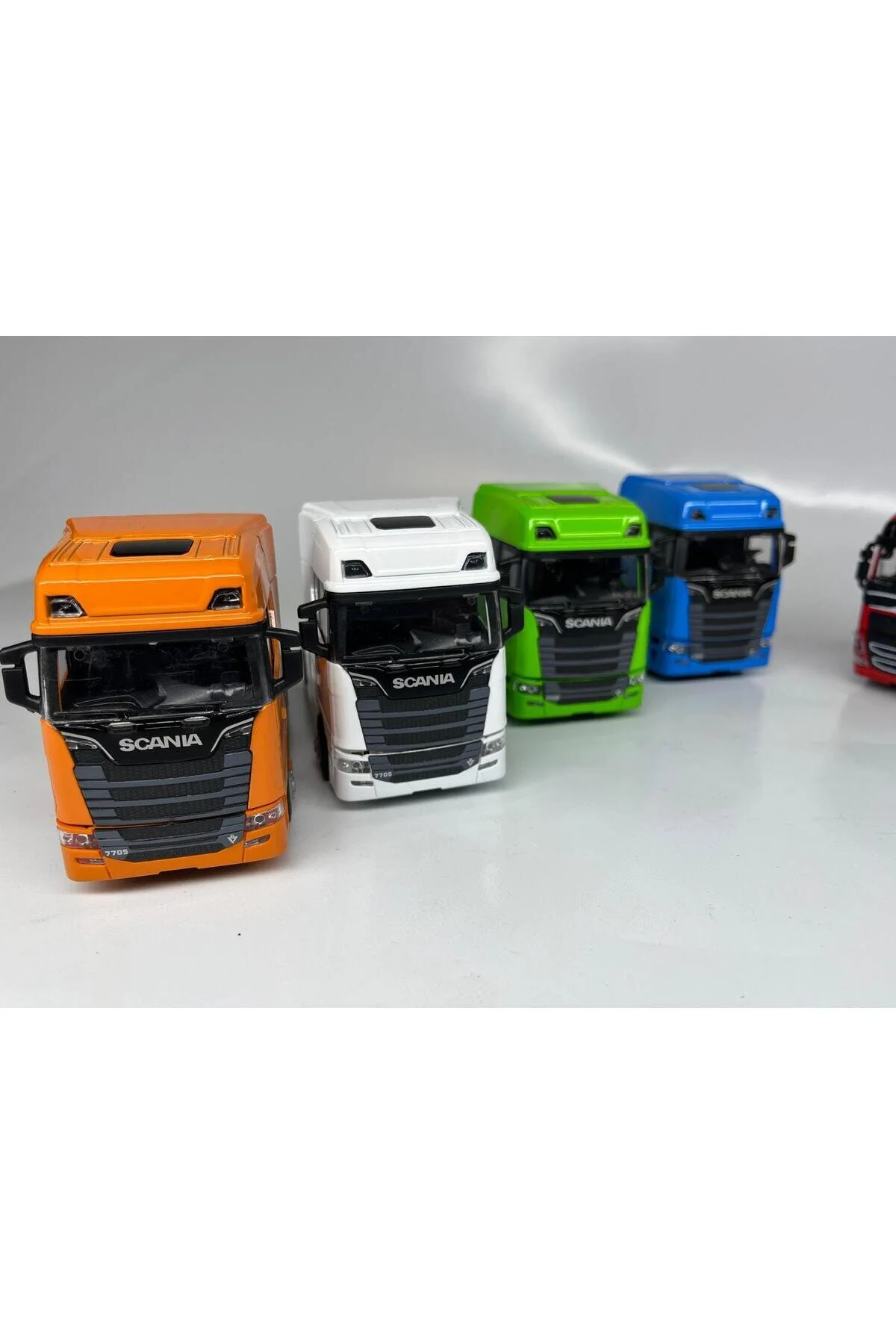 ماشین اسباب بازی کیف فلزی SCANIA V8 R730 مدل موسیقی و سبک کامیون یدک کش YAY9700006 09 YİĞİTAY