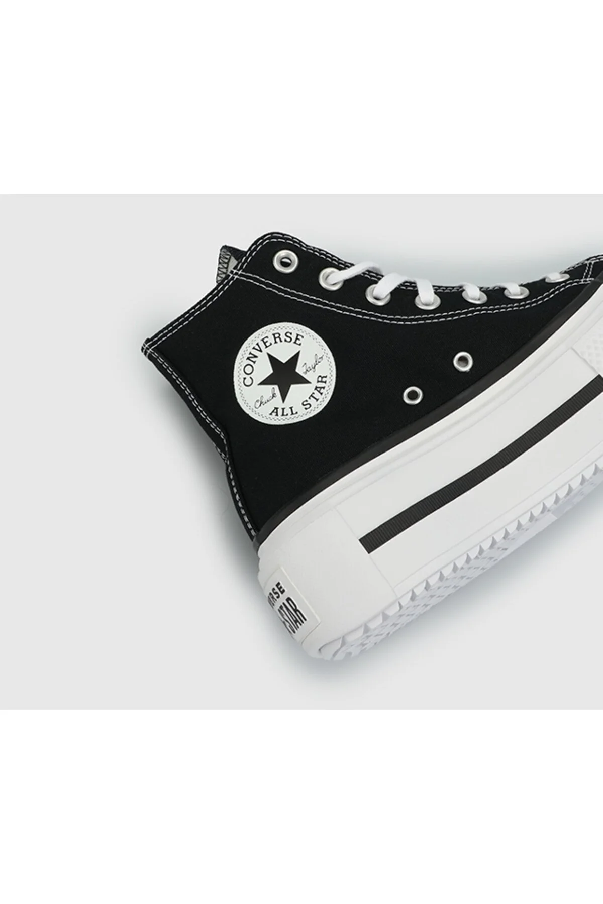 کفش پیاده روی ورزشی زنانه مشکی دو پشته چاک تیلور ALL STAR LIFT کانورس Converse