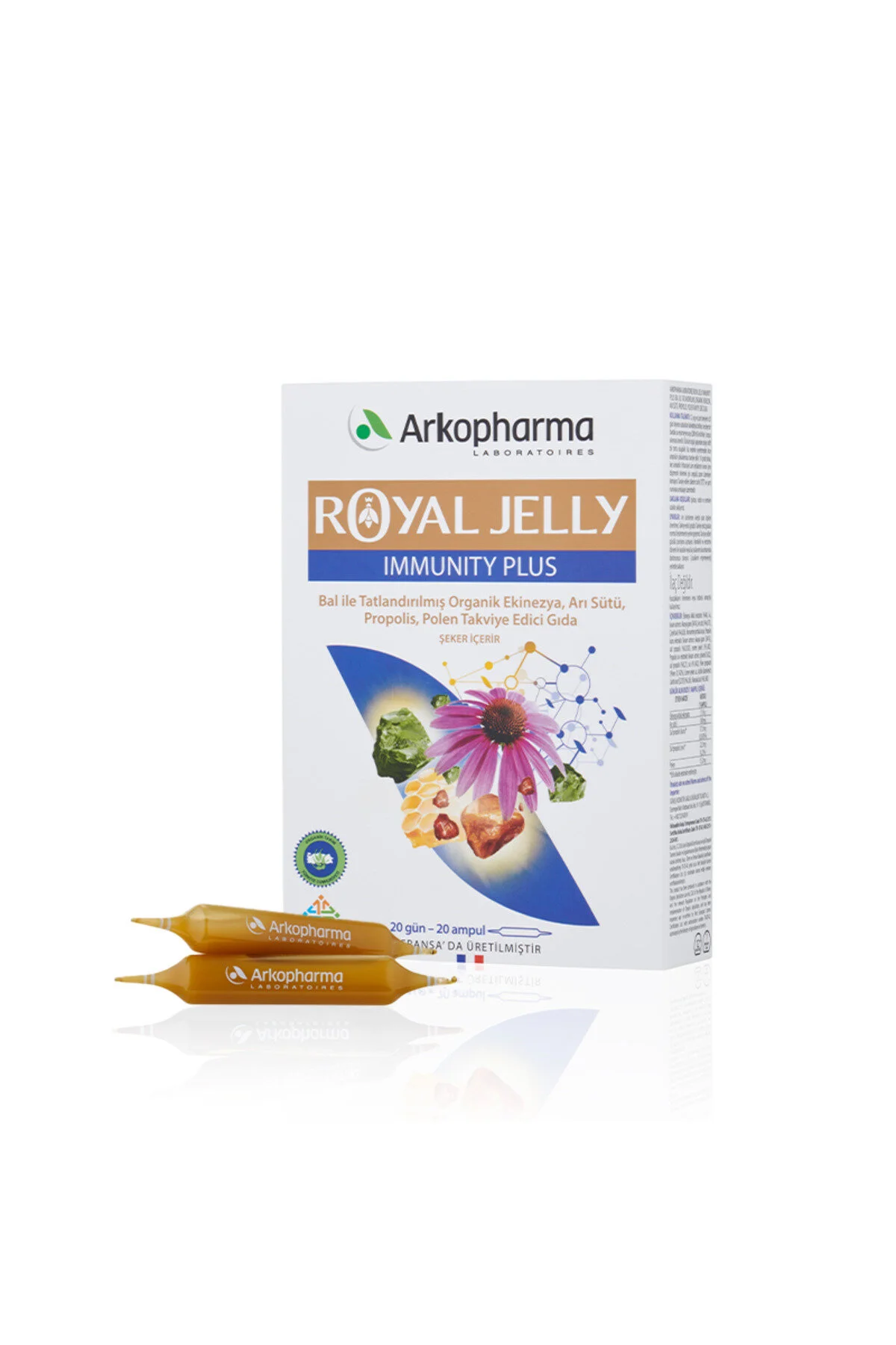 ویتامین مصونیت ژله سلطنتی به علاوه 20 لامپ Arkopharma