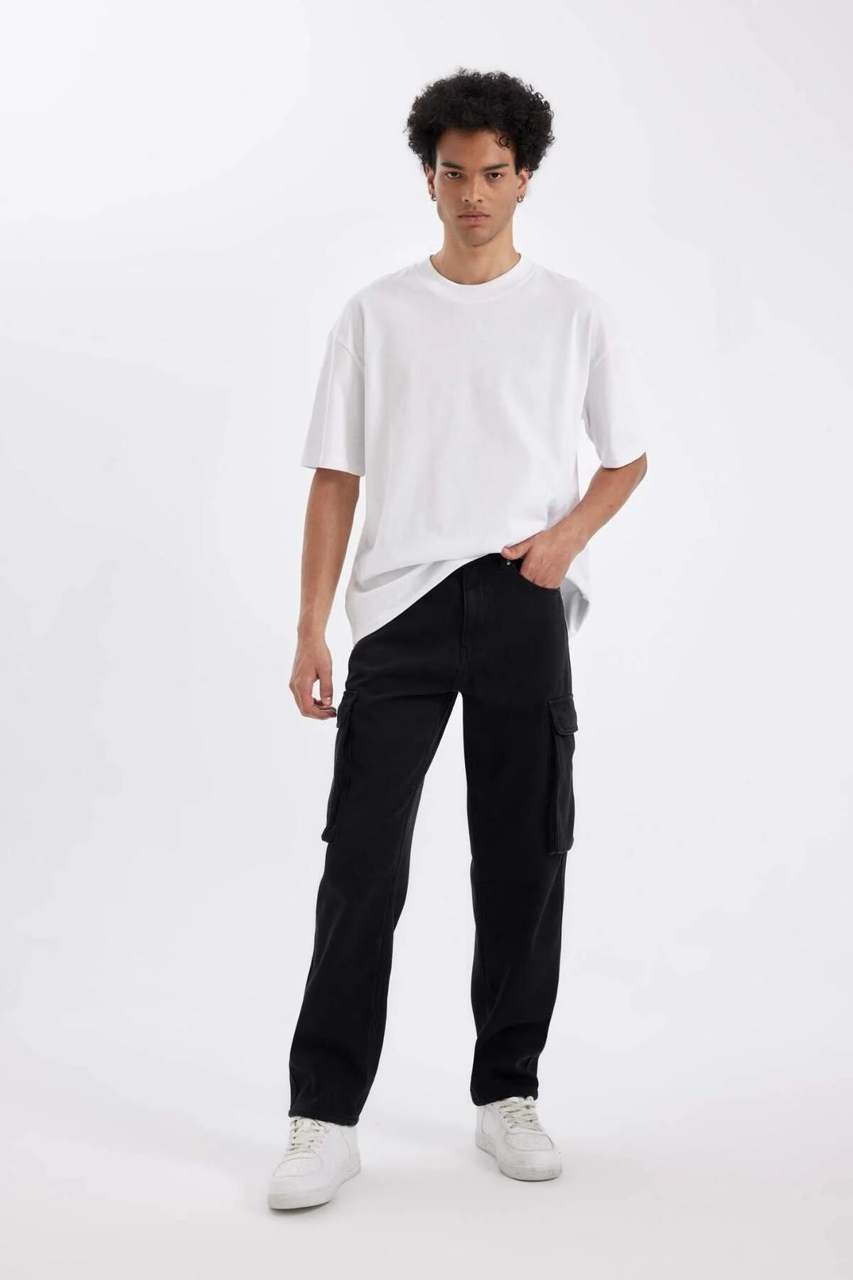 شلوار سیاه مردانه جین شلیک گسترده JEAN C9500AX24WN  Defacto