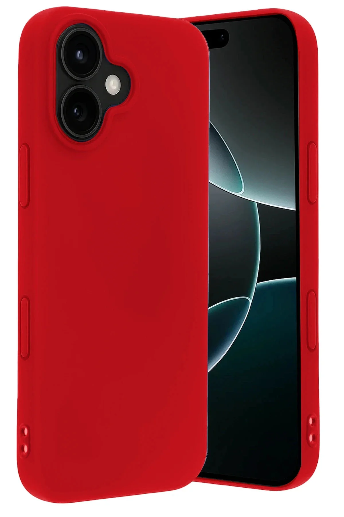 کاور و قاب گوشی IPHONE 17 نازک نرم سیلیکونی باریک قرمز cepmoda