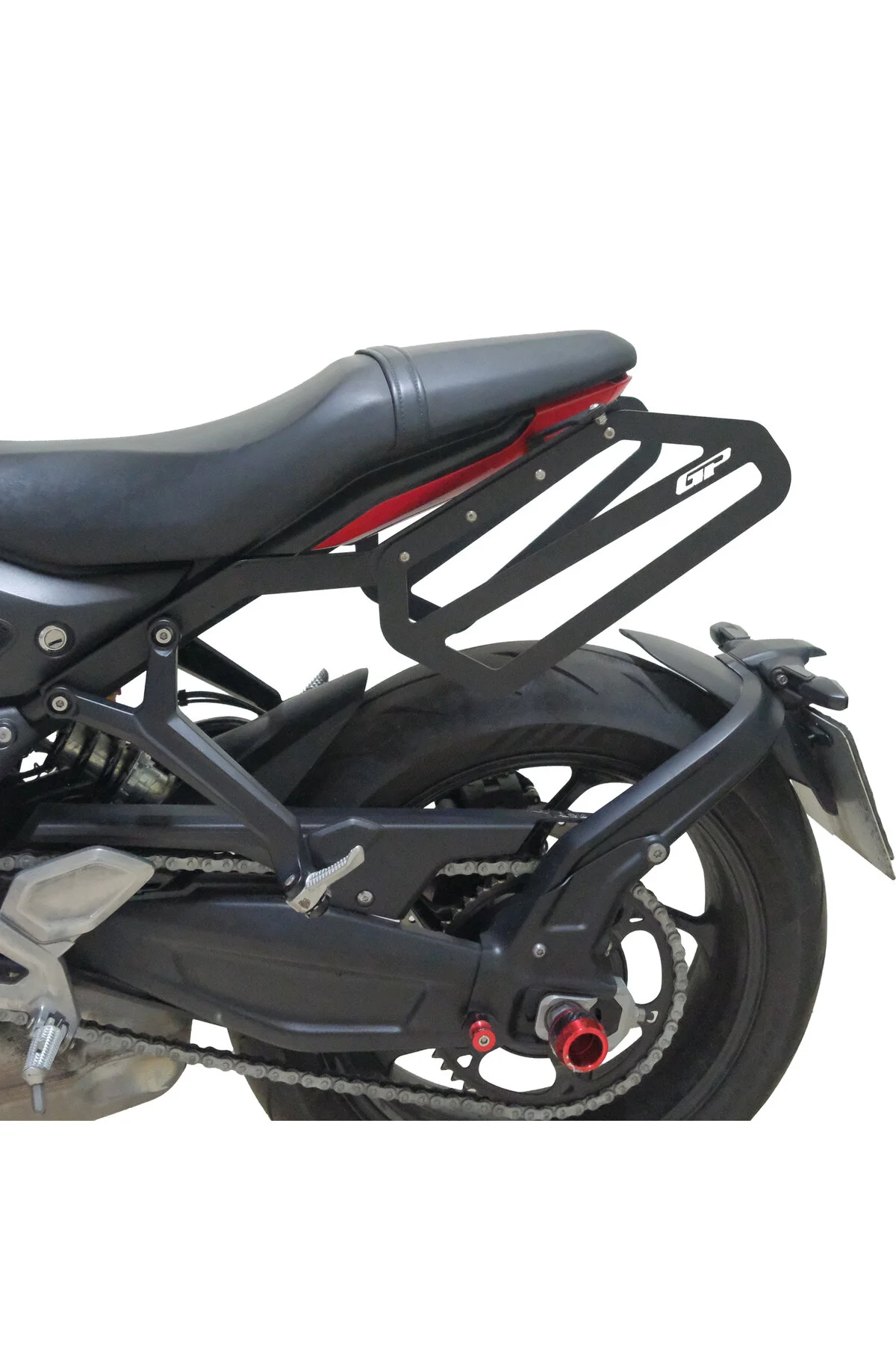 محصولات ضروری موتورسیکلت TRIUMPH TRIDENT 660 2021 2023 کیف زینتی مشکی آهنی سازگار GP KOMPOZİT