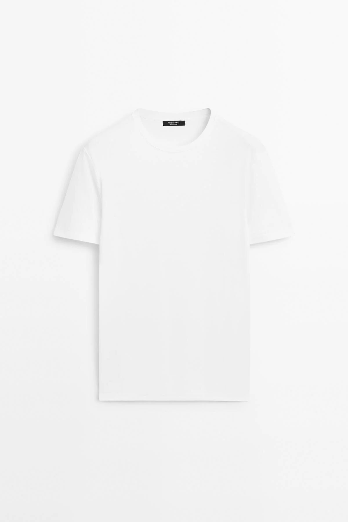 تی شرت 100 ٪ MERSERTZE COTTON T SHTRT Massimo Dutti