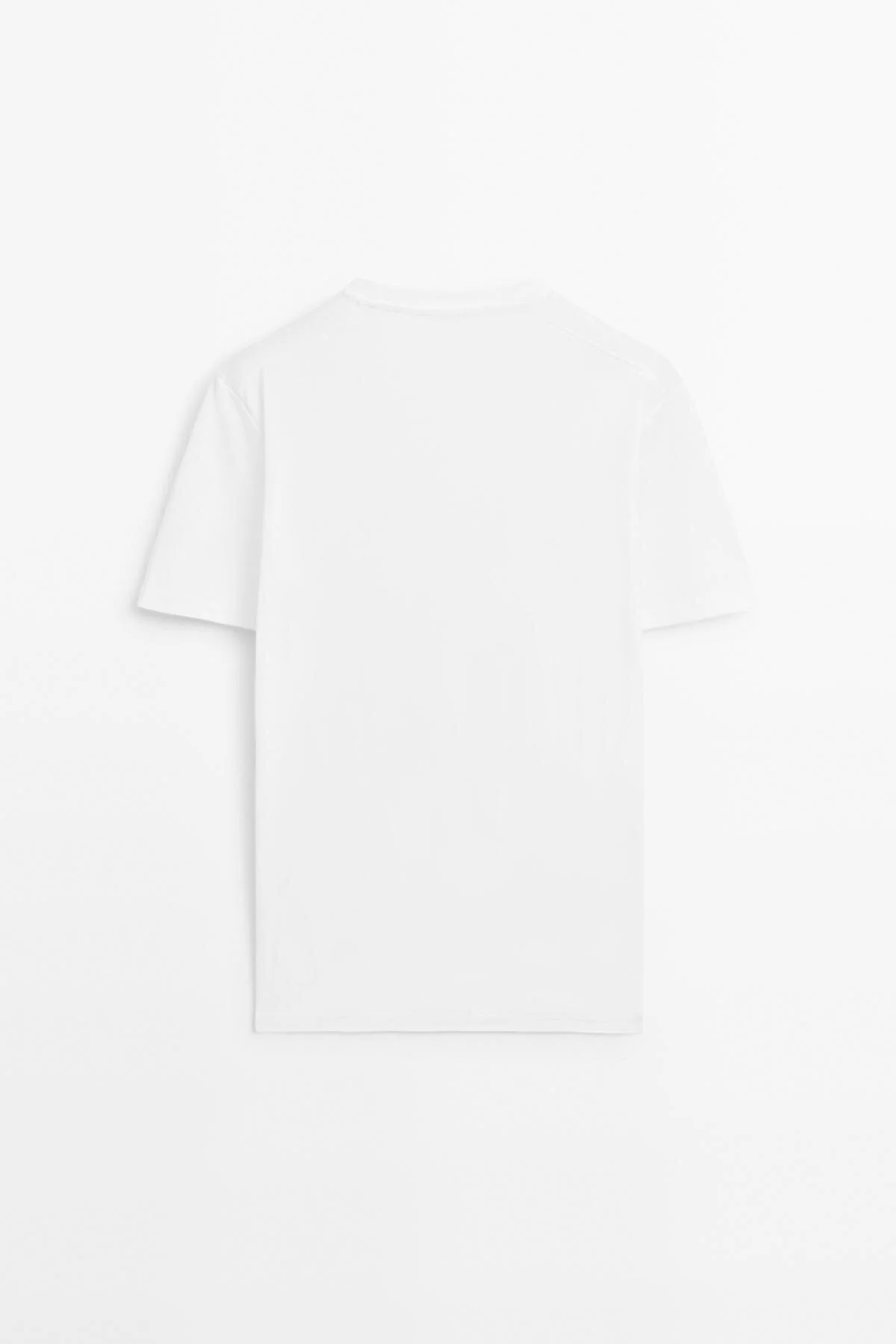 تی شرت 100 ٪ MERSERTZE COTTON T SHTRT Massimo Dutti