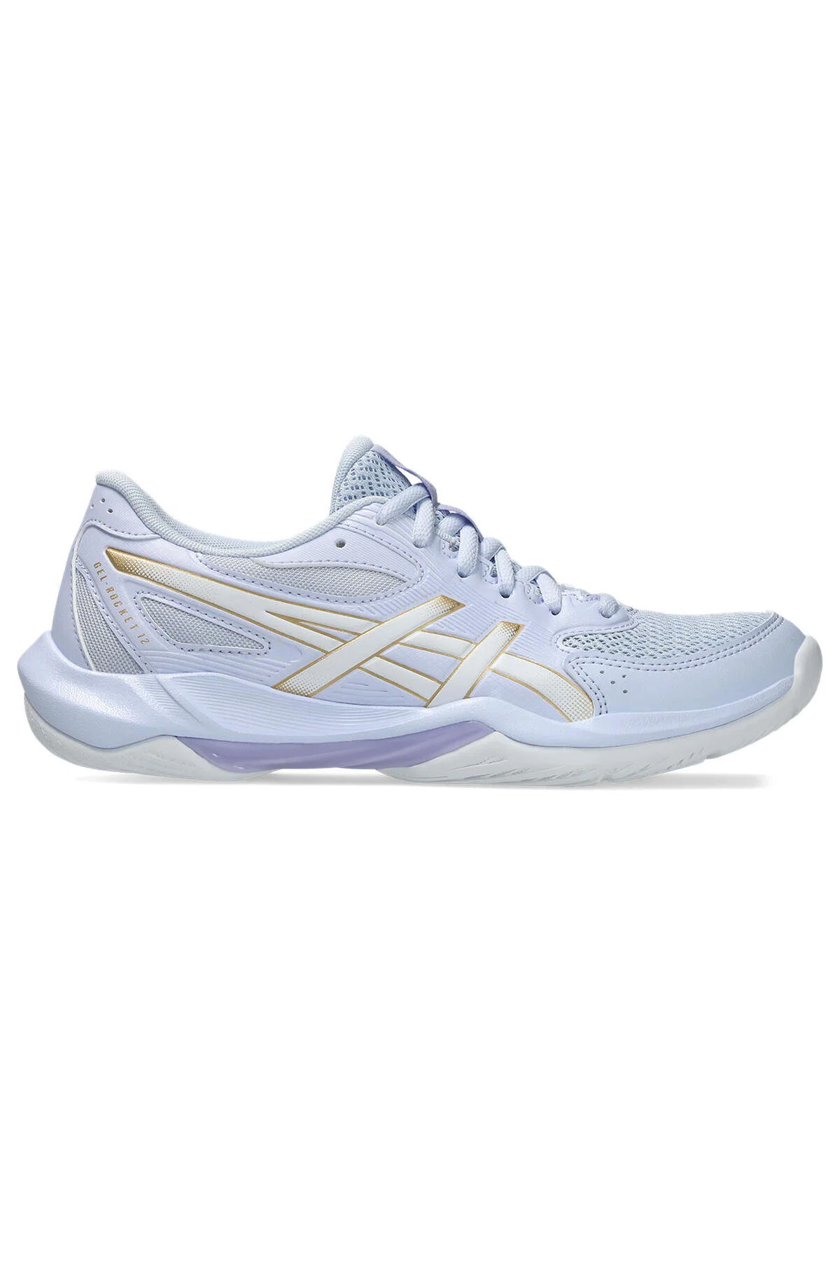کفش والیبال زنانه ژل راکت 12 آبی نیروی دریایی 400 Asics