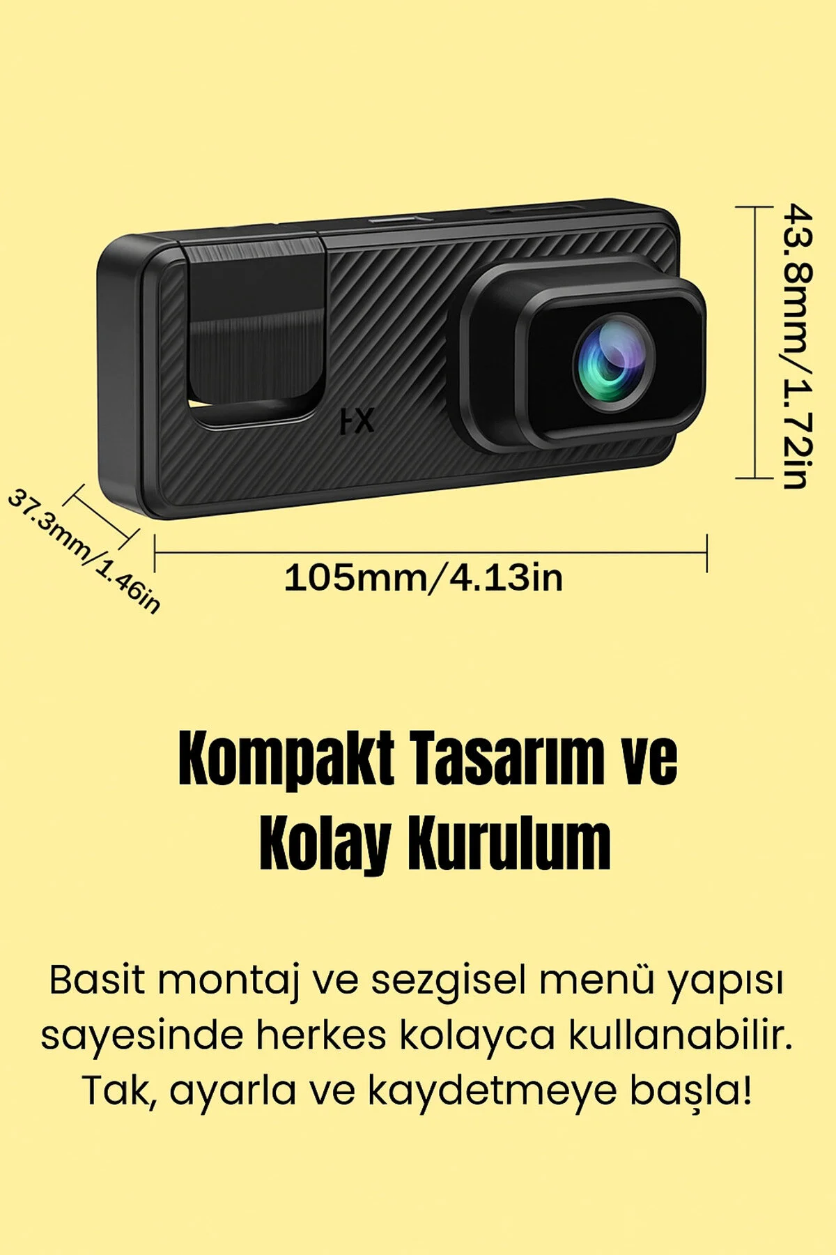 دوربین داشبورد WI FI 1080P FULL HD داخل خودرو جلو و داخلی ضبط سنسور G رنگی دید در شب زاویه باز Maybax