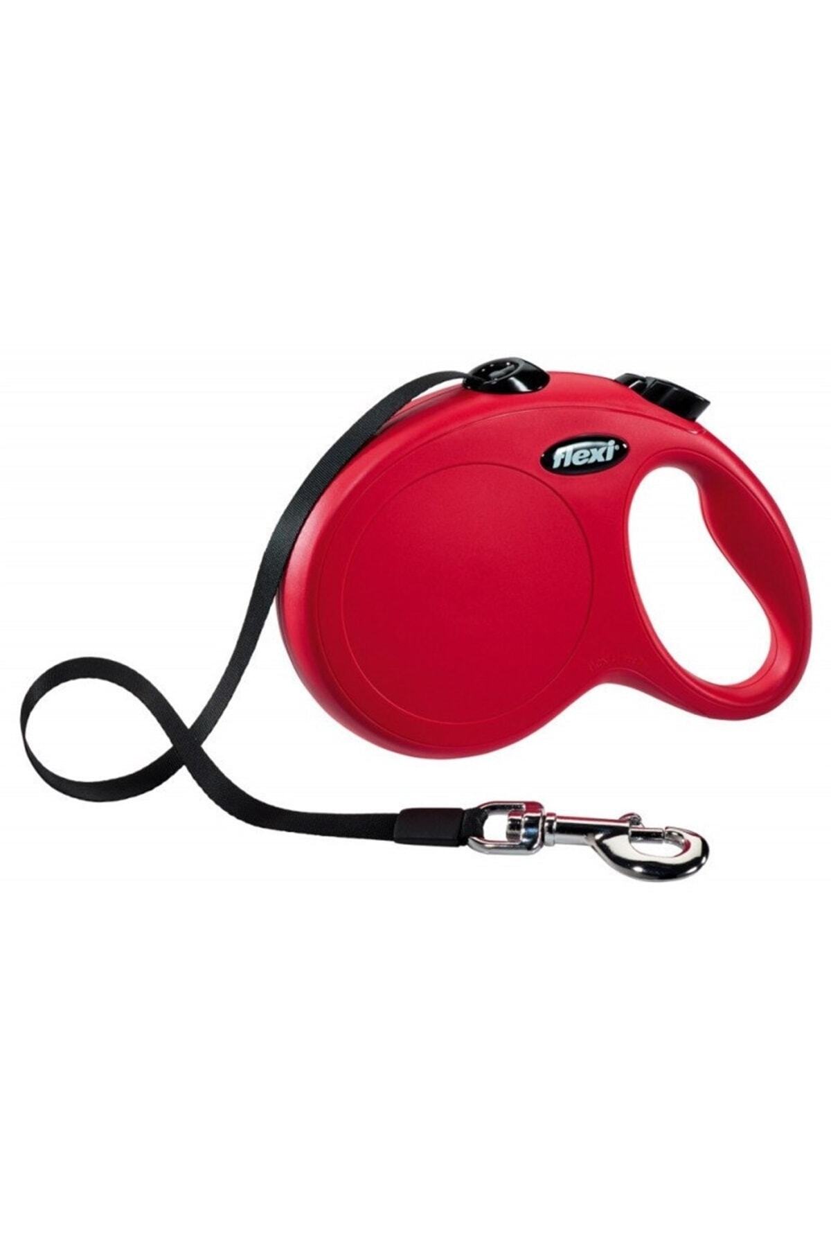Flexi روبان جدید کلاسیک قرمز متوسط ​​5 متری 235-102008K - Flexi - فلکسی - قلاده سگ