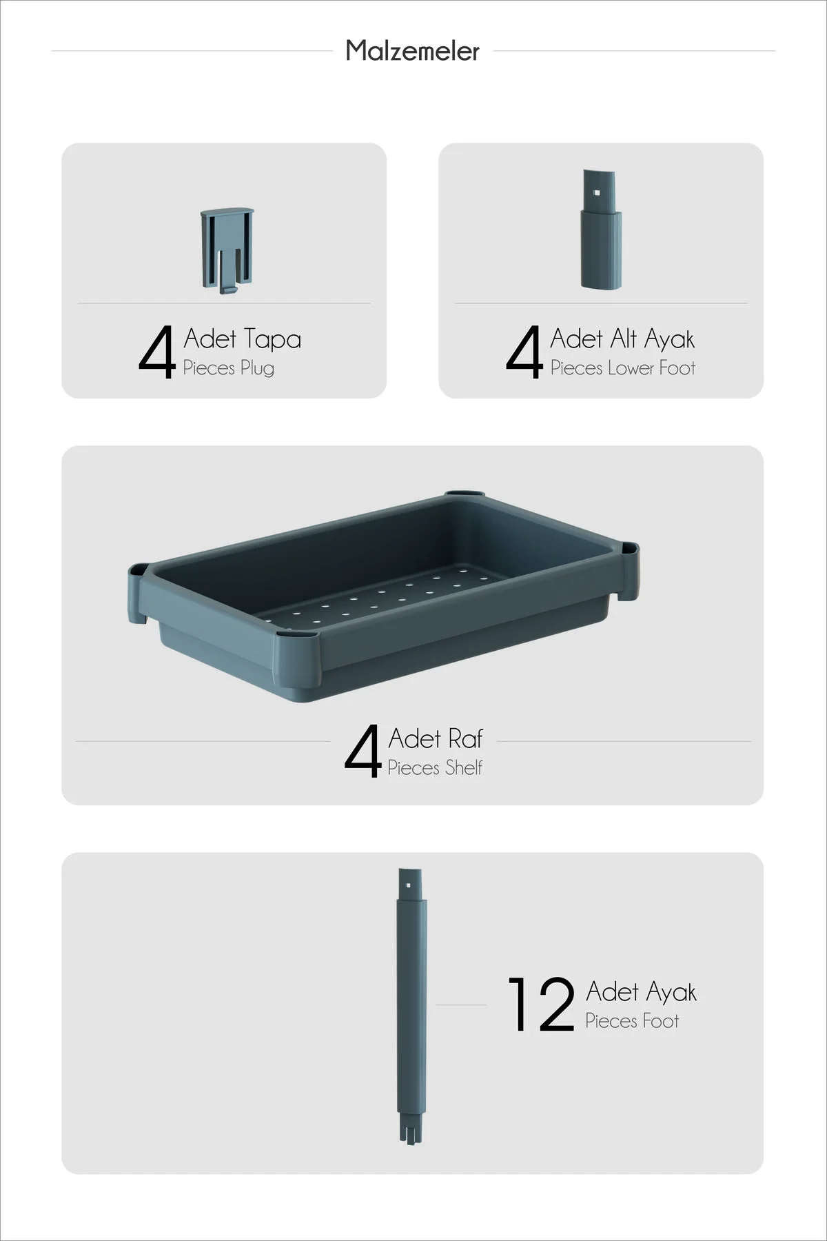 نظم‌دهنده حمام 4 STOREY MAGIE BATHRY SHELF ITRENTRING UNIT CHAMPOO CABINE MOVING WHITE BRAMBLE LIFE