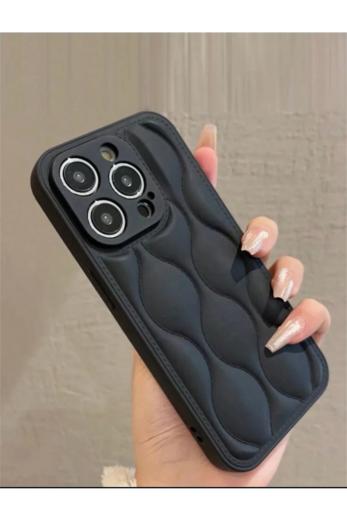 کاور و قاب 15 PRO 3D گلدوزی شده مشکی MİRAZ TASARIM