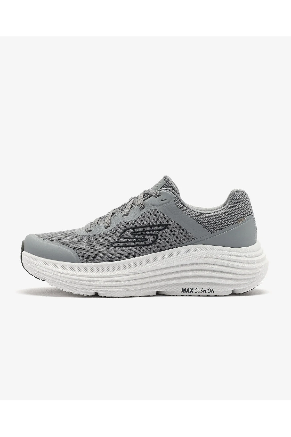 کفش پیاده روی MAX دویدن مردانه خاکستری اسکچرز Skechers