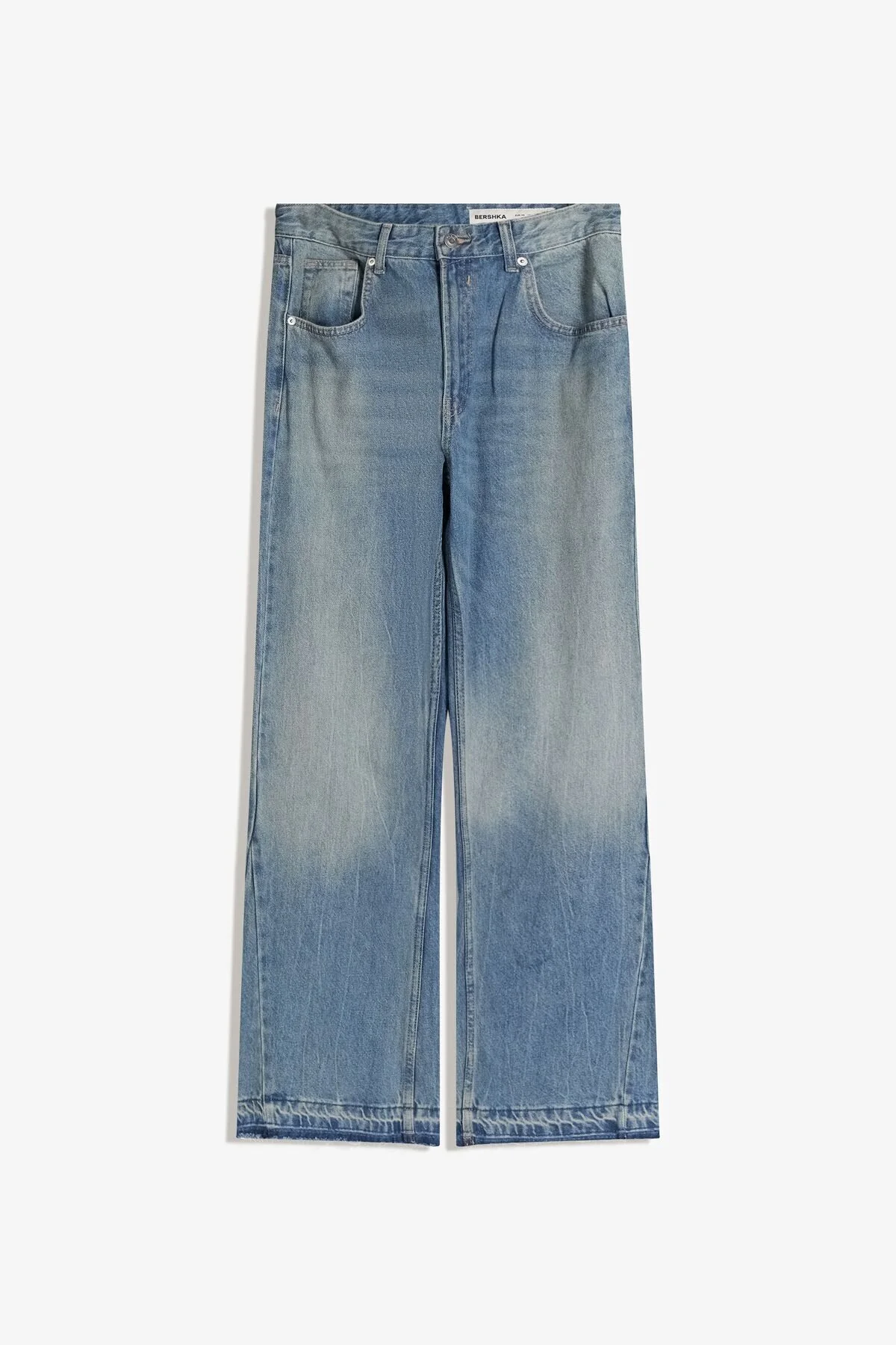 شلوار جین شعله ور مستقیم ژان اورجینال Bershka