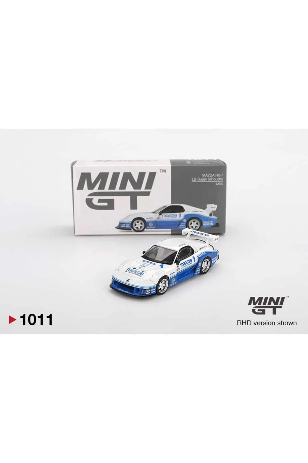 مدل خودرو MAZDA RX 7 LB SUPER SILHOUETTE IMSA 1011 اورجینال mini gt