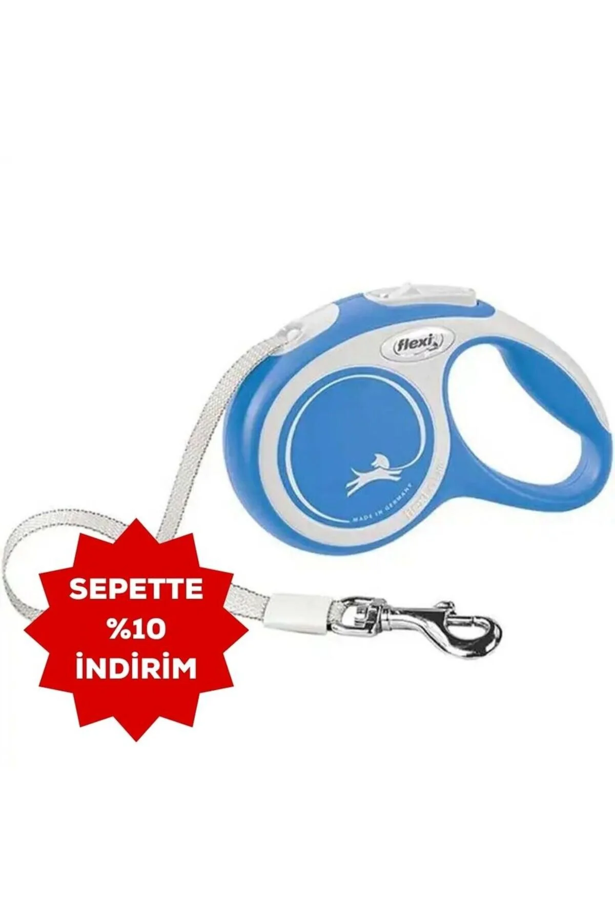 لوازم جانبی سگ COMFORT NEW RIBBON DOG NAVIGATION STRAY 3MT XS آبی Flexi