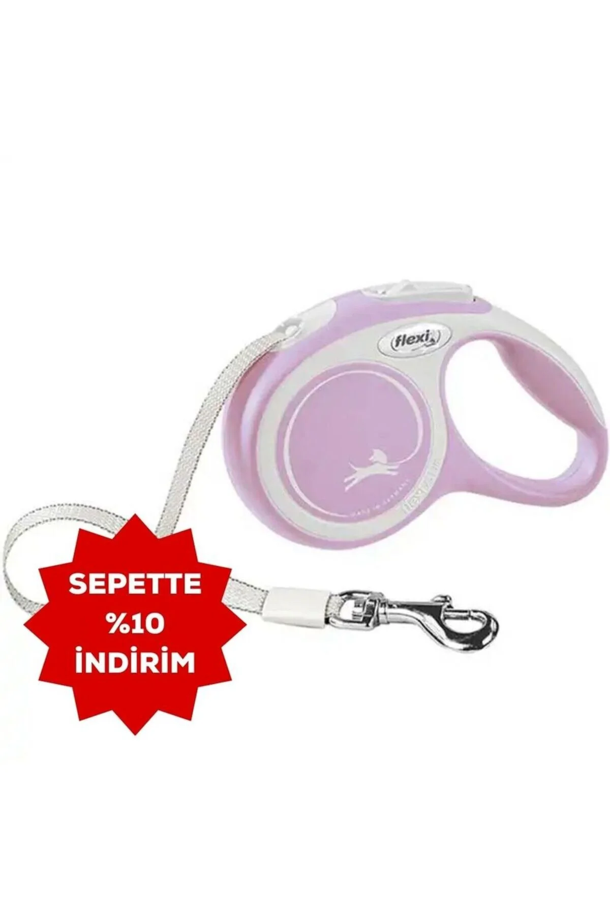 لوازم جانبی سگ COMFORT NEW RIBBON DOG NAVIGATION STRAY 5MT M ROSE Flexi