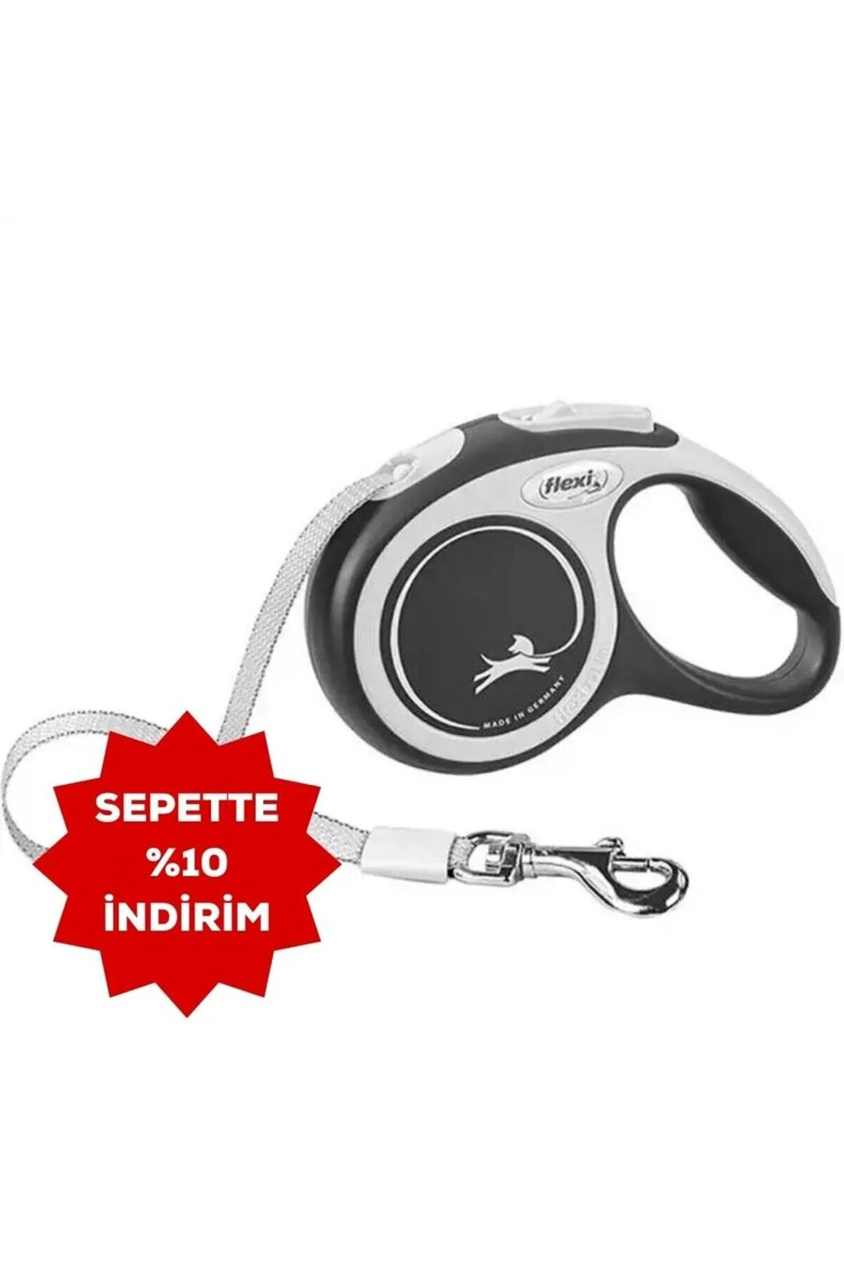لوازم جانبی سگ COMFORT NEW RIBBON DOG NAVIGATION STRAY 5MT L سیاه Flexi