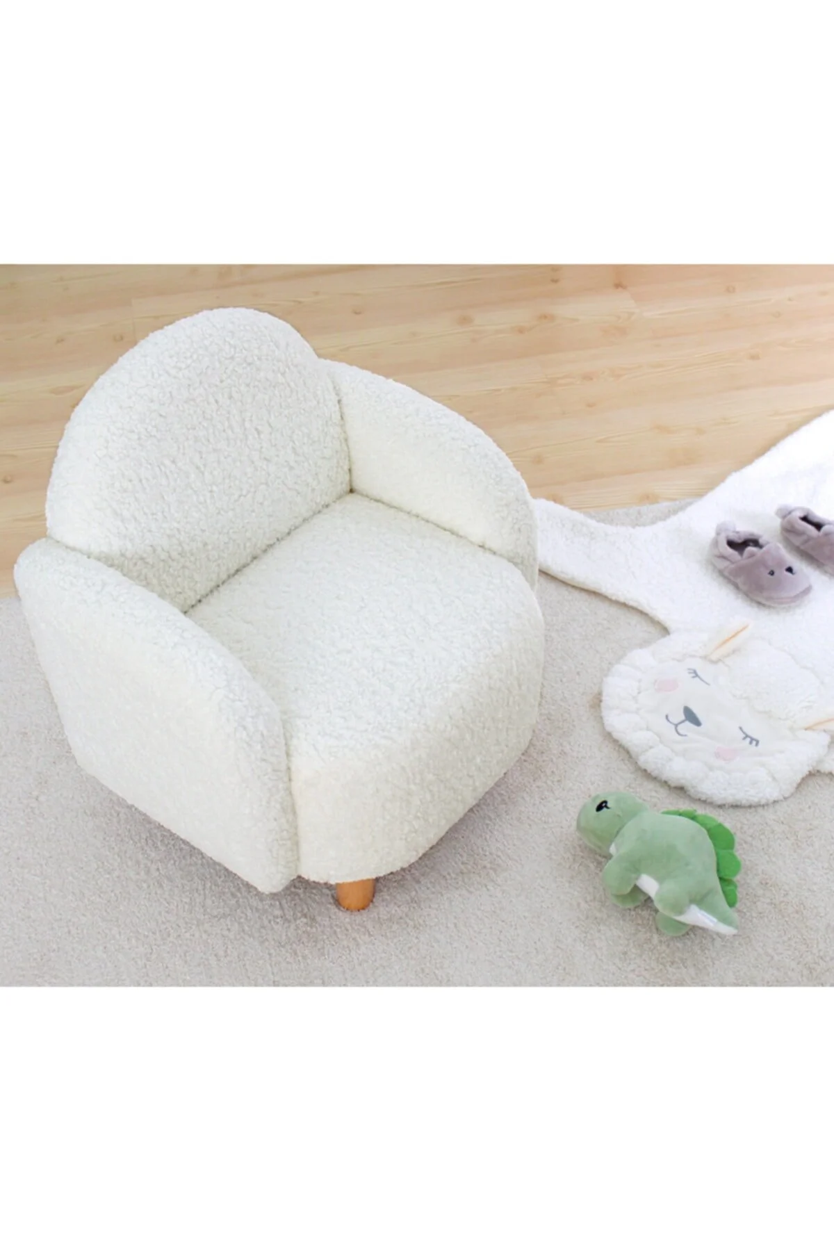 صندلی و مبل اتاق نوزاد بچه های MOYLO TEDDY سفید Lorence Home