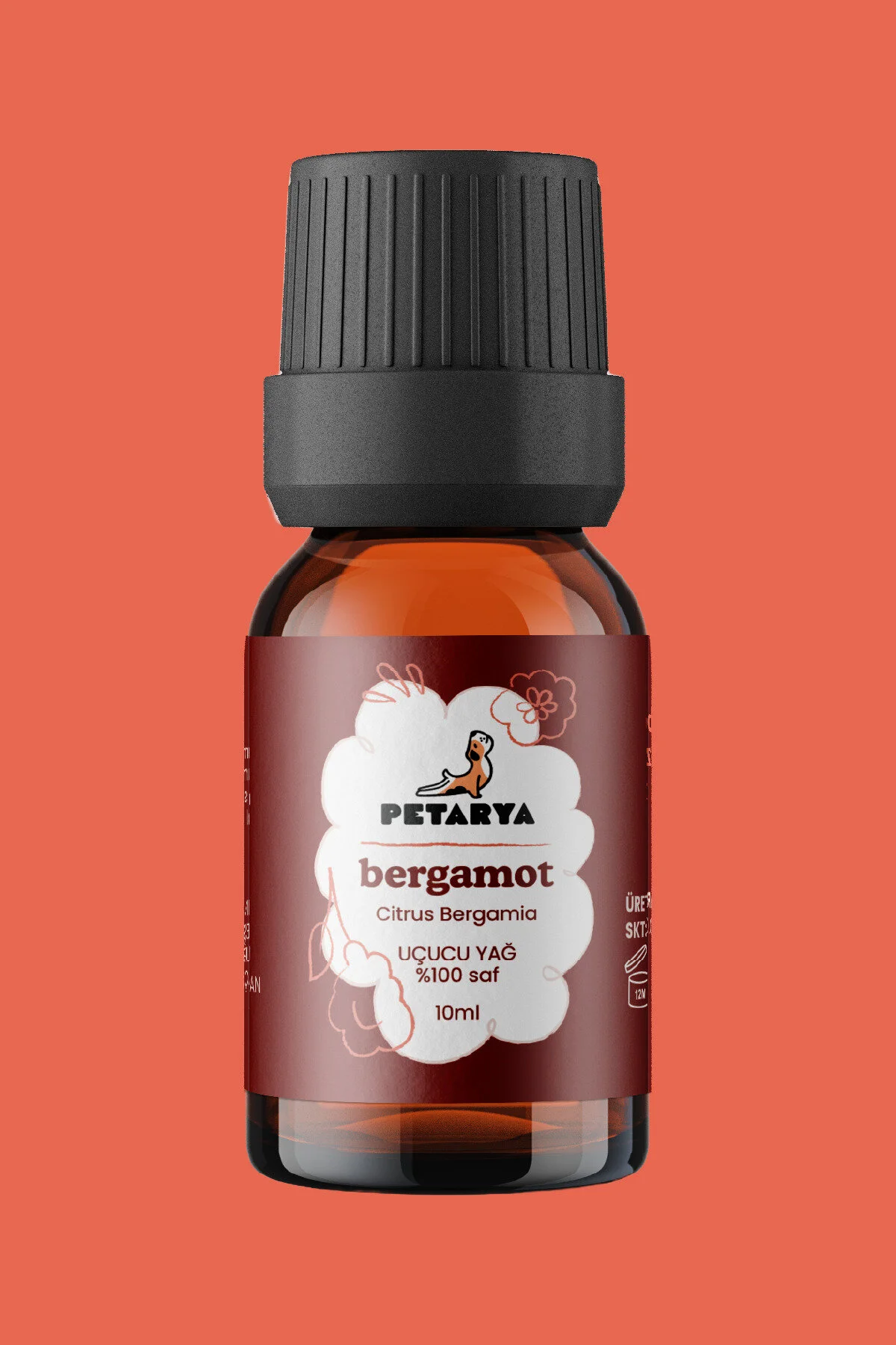 روغن مراقبتی 100 ٪ خالص برگاموت مرکبات برگامیا 10 میل PETARYA