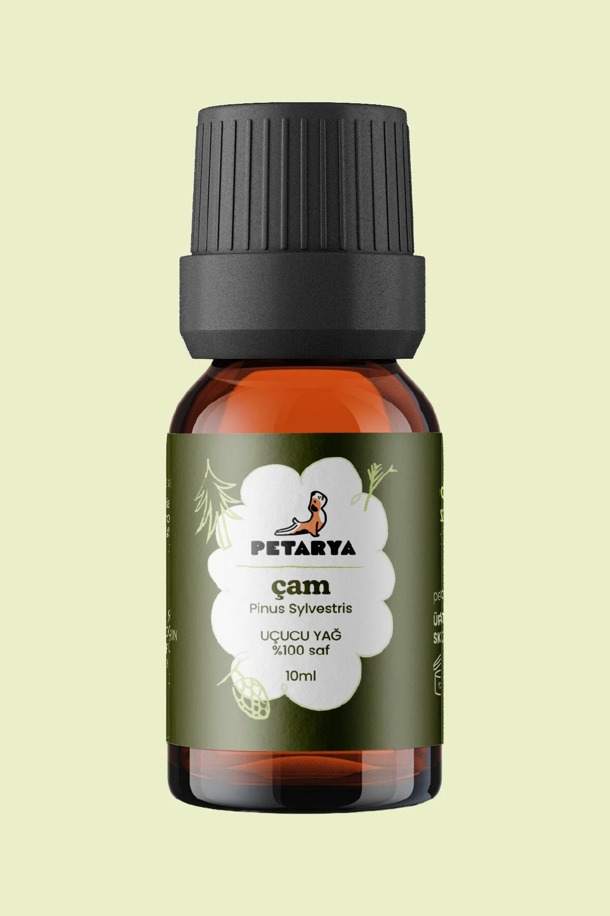 روغن مراقبتی کاج خوراکی 100 ٪ خالص کارواموس تینکوریک 10 میل PETARYA