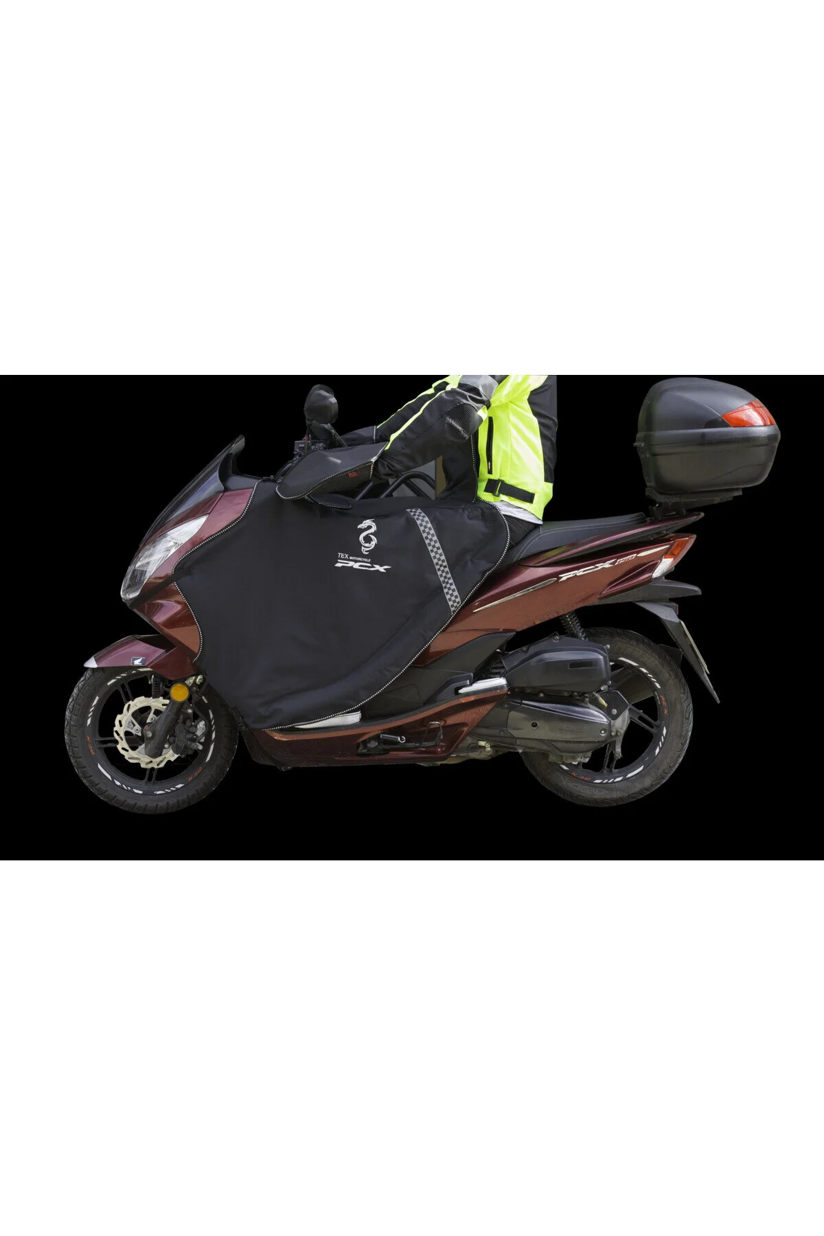 محصولات منعکس کننده موتورسیکلت 294 پوشش محافظ زانو پشتیبانی IMPERTEX HONDA PCX 125 2010 2024 Tex