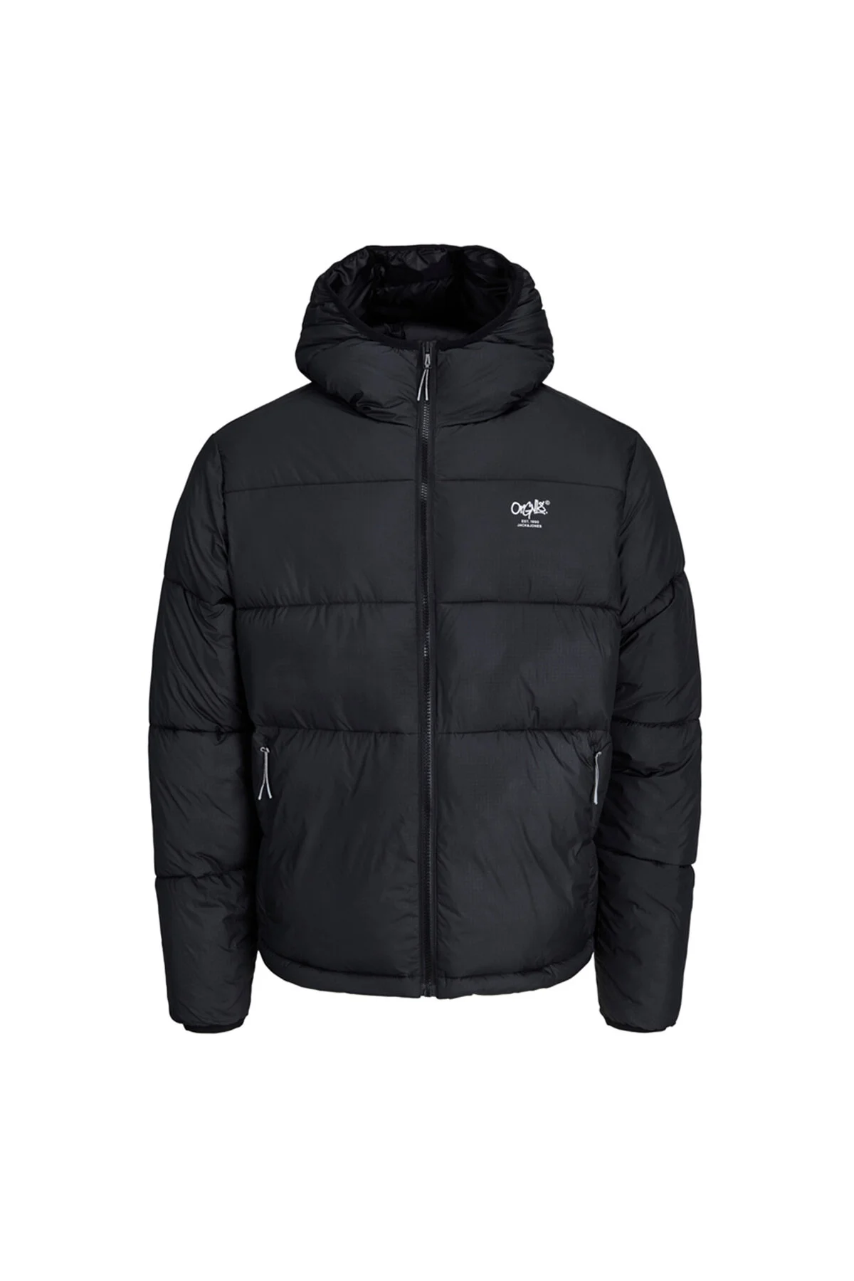 کاپشن کت مردانه مشکی 12238878 JORSTEAD PUFFER ژاکت Jack & Jones